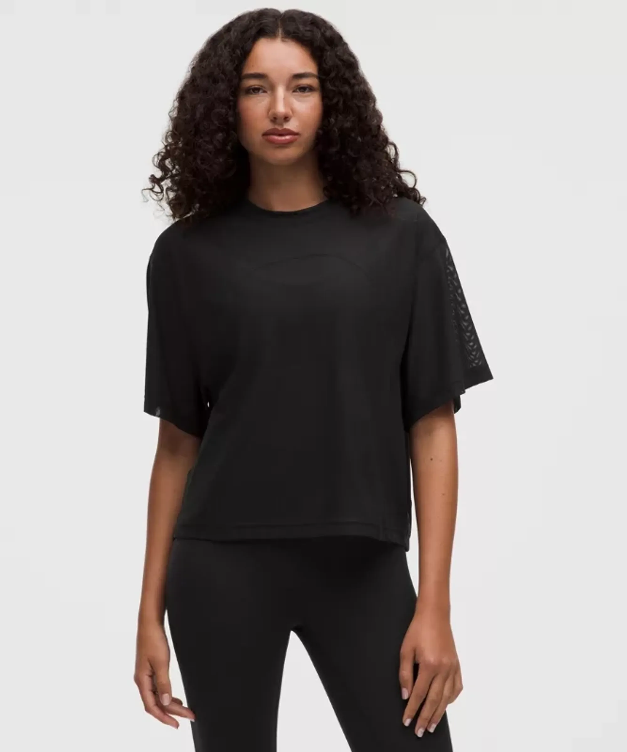 lululemon – Women's Stretch Relaxed-Fit T-Shirt – Color Black – Size Small