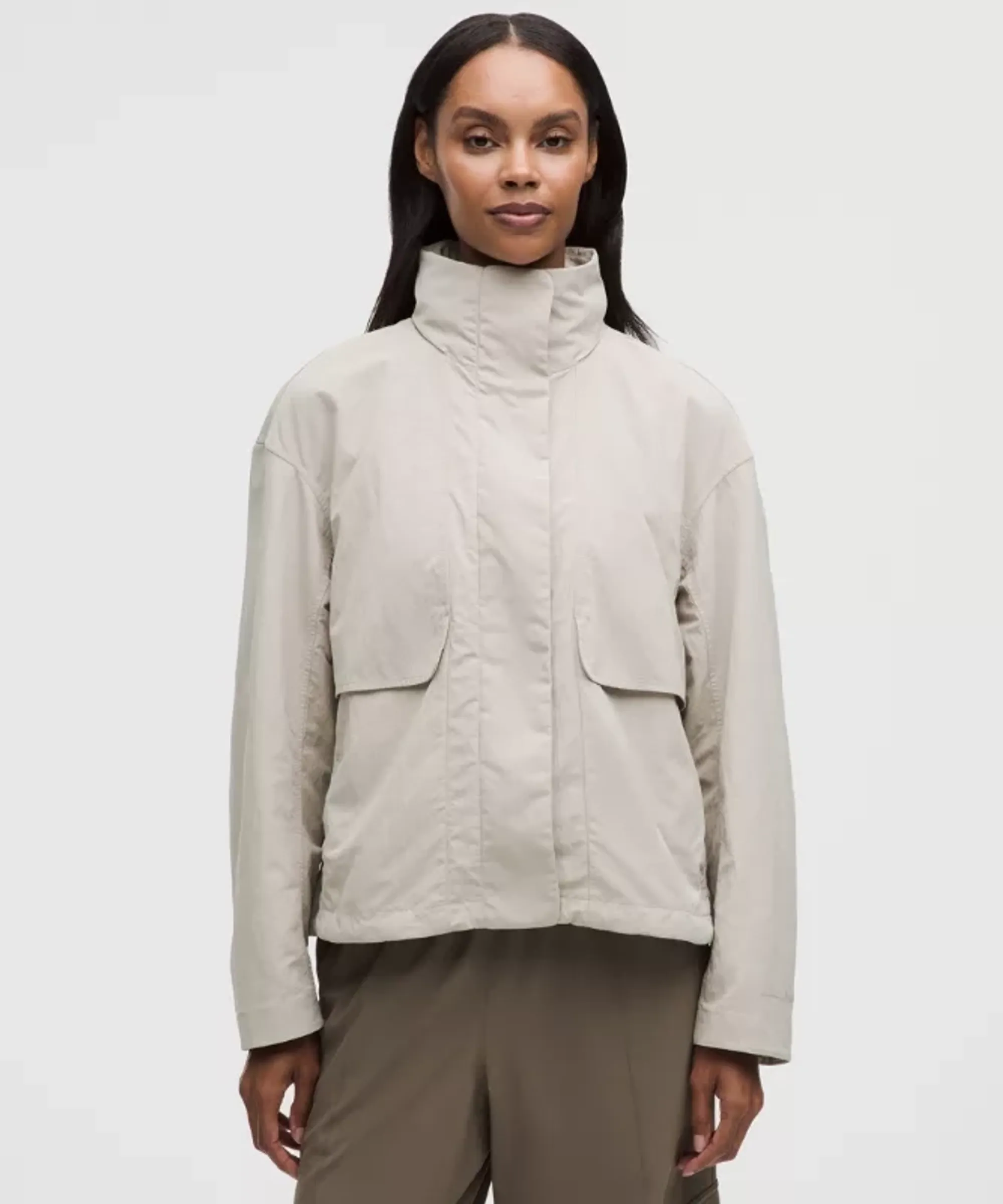 lululemon – Women's Always Effortless Jacket Evolve – Color Khaki – Size XS
