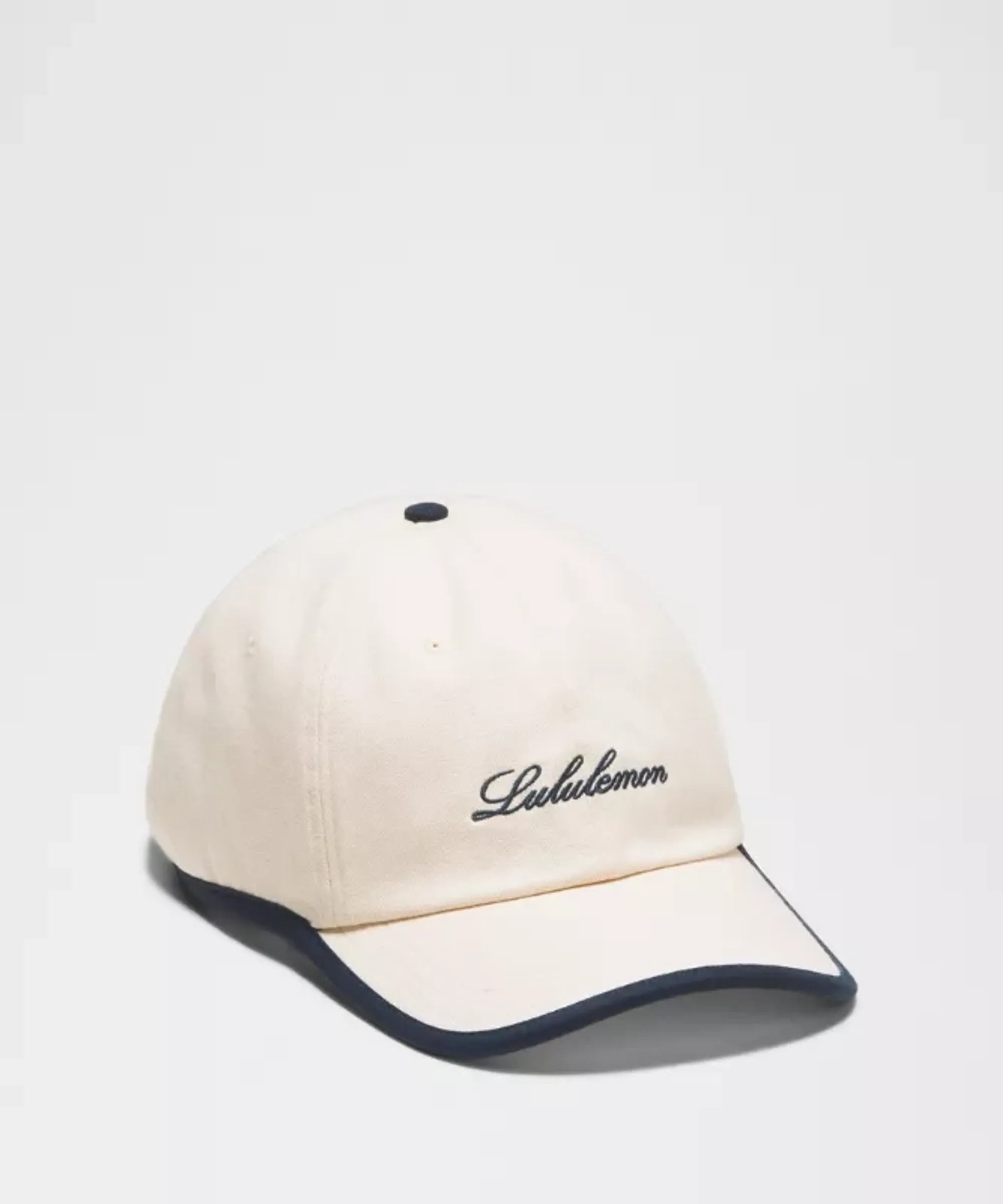 lululemon – Classic Ball Cap Cotton Canvas – Color Navy Blue/White – Size Small/Medium