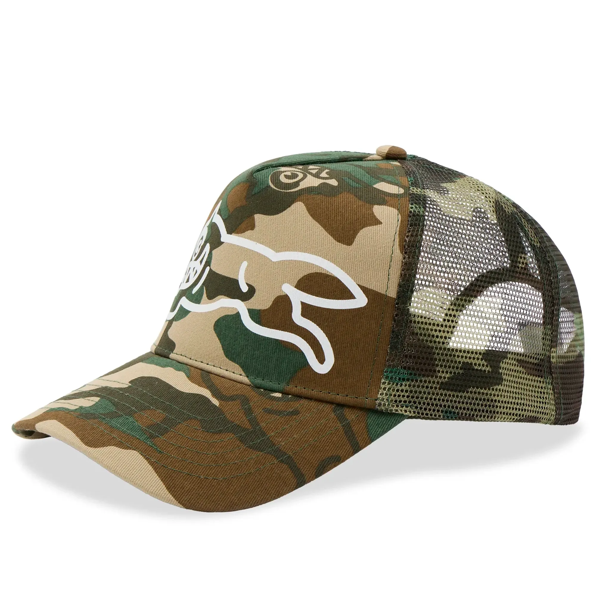 ICECREAM Men's Running Dog Woodland Camo Trucker Cap