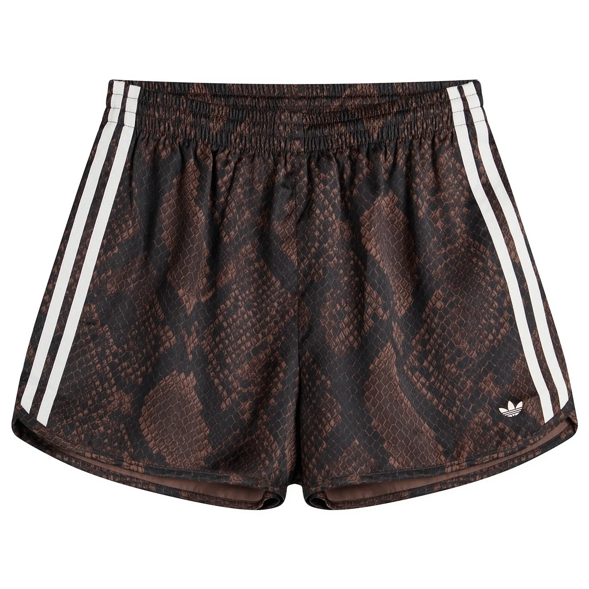 Adidas Women's Satin Shorts Earth Strata/Aurora Coffee