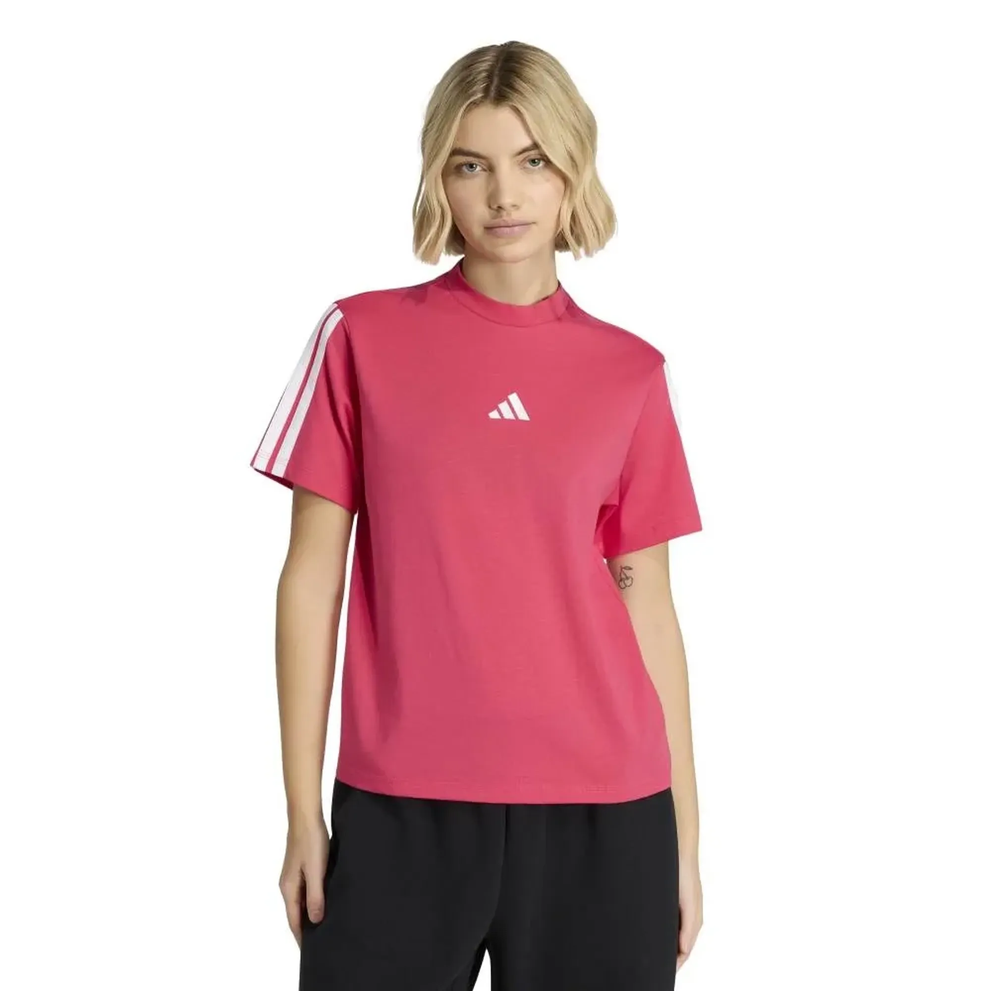 Adidas Essentials 3 Stripes Cotton B Short Sleeve T-shirt