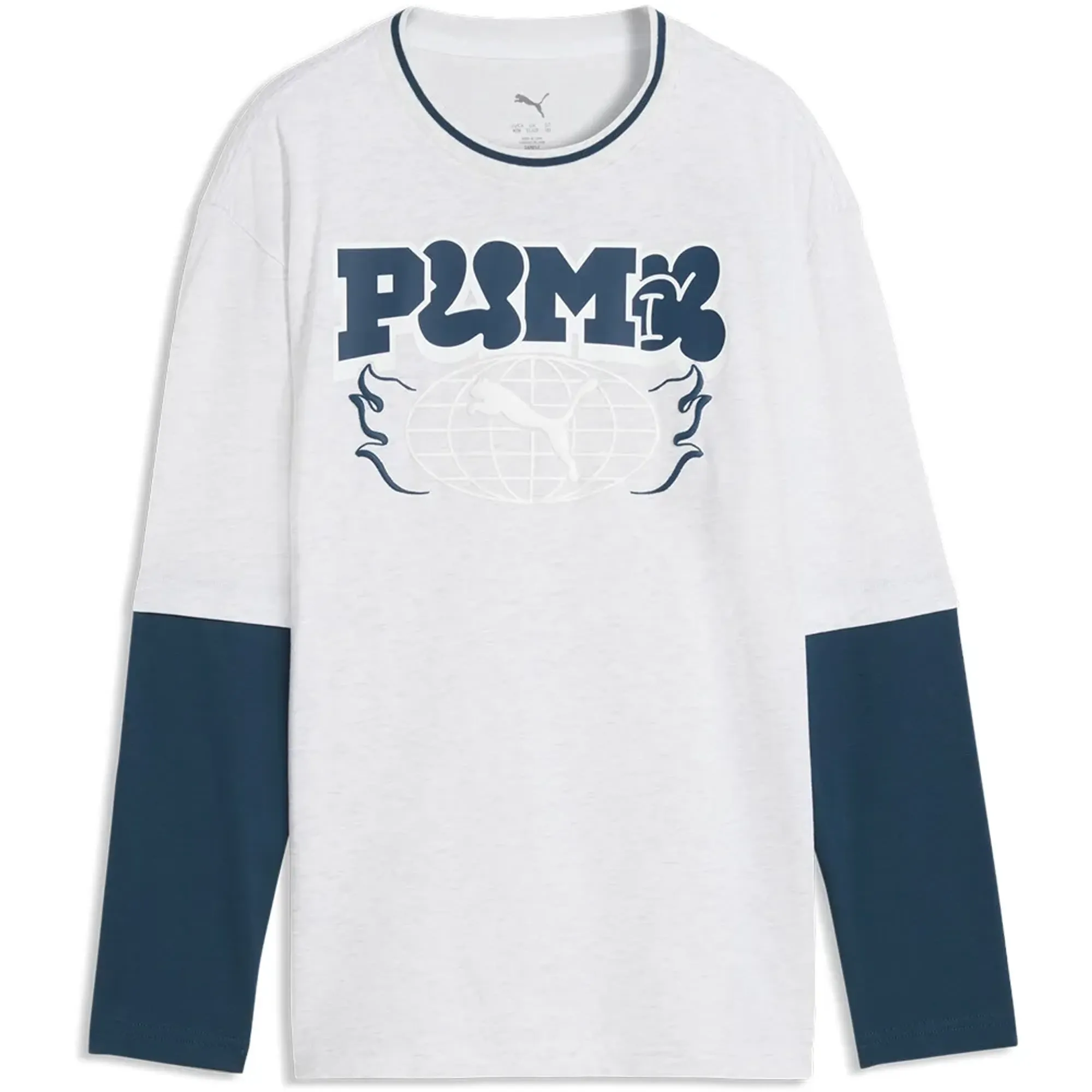 Puma Mid90s Relaxed Layered Long Sleeve T-shirt