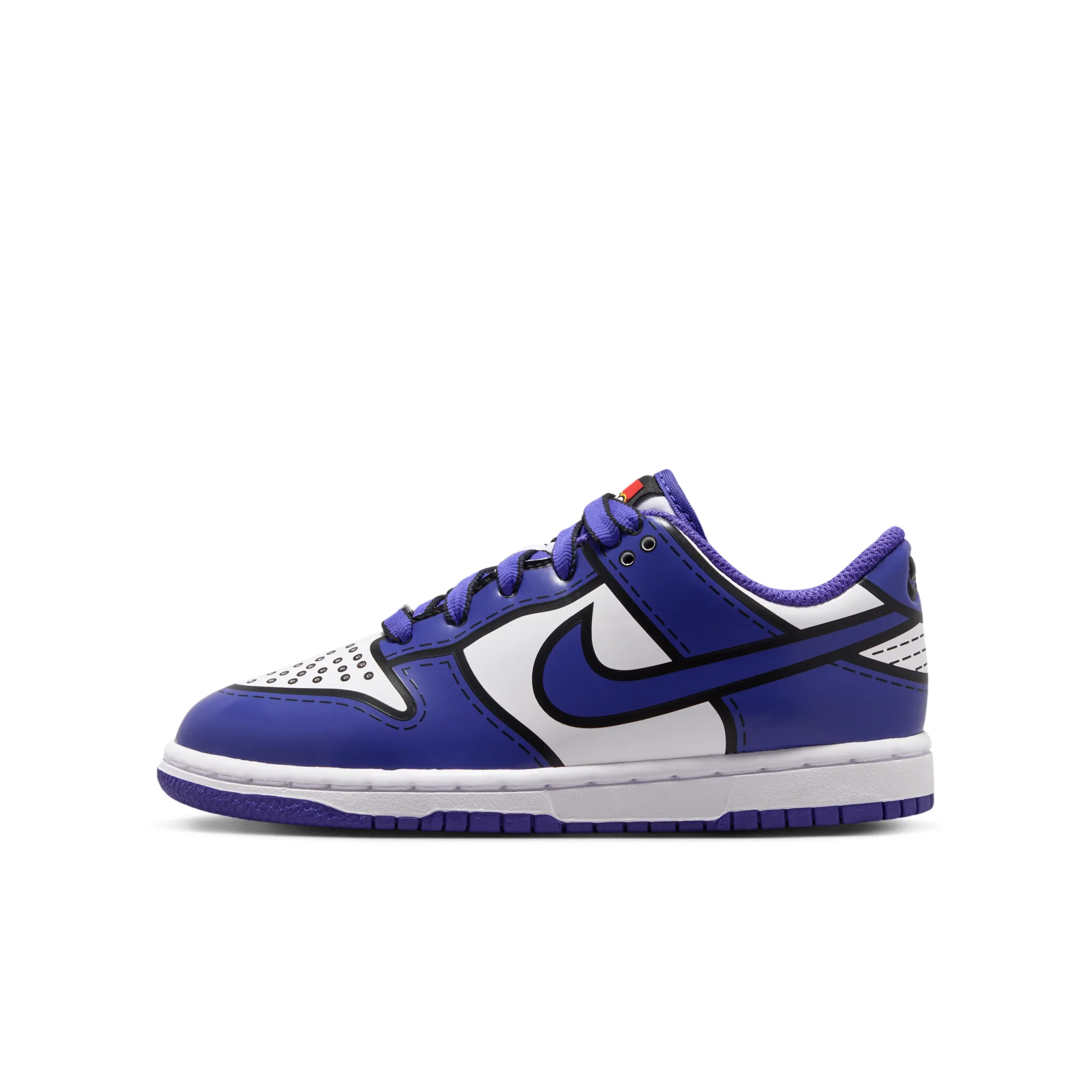Nike Dunk Low x LEGO® Collection Younger Kids' Shoes - White