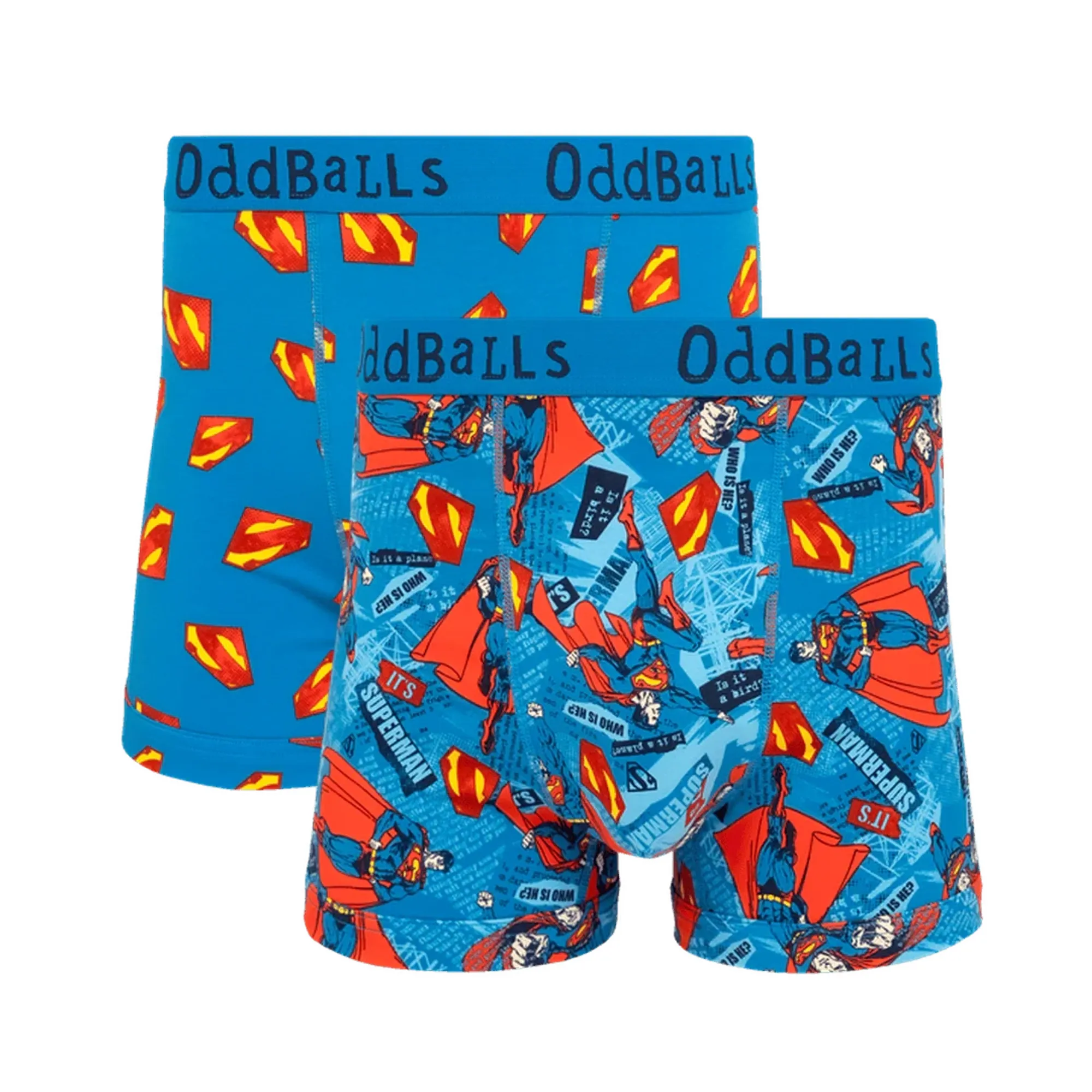 Superman Bundle - Mens Cotton Boxer Shorts 2 Pack