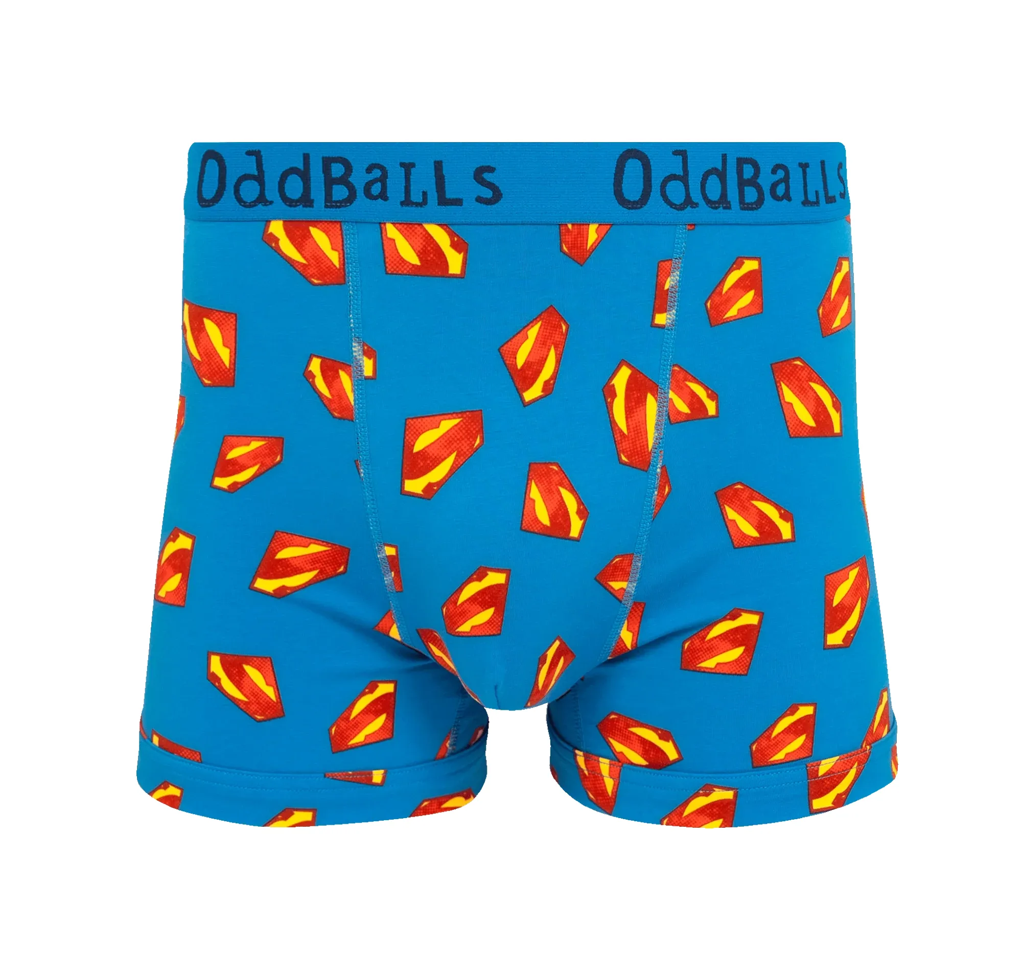 Superman Blue - Mens Cotton Boxer Shorts