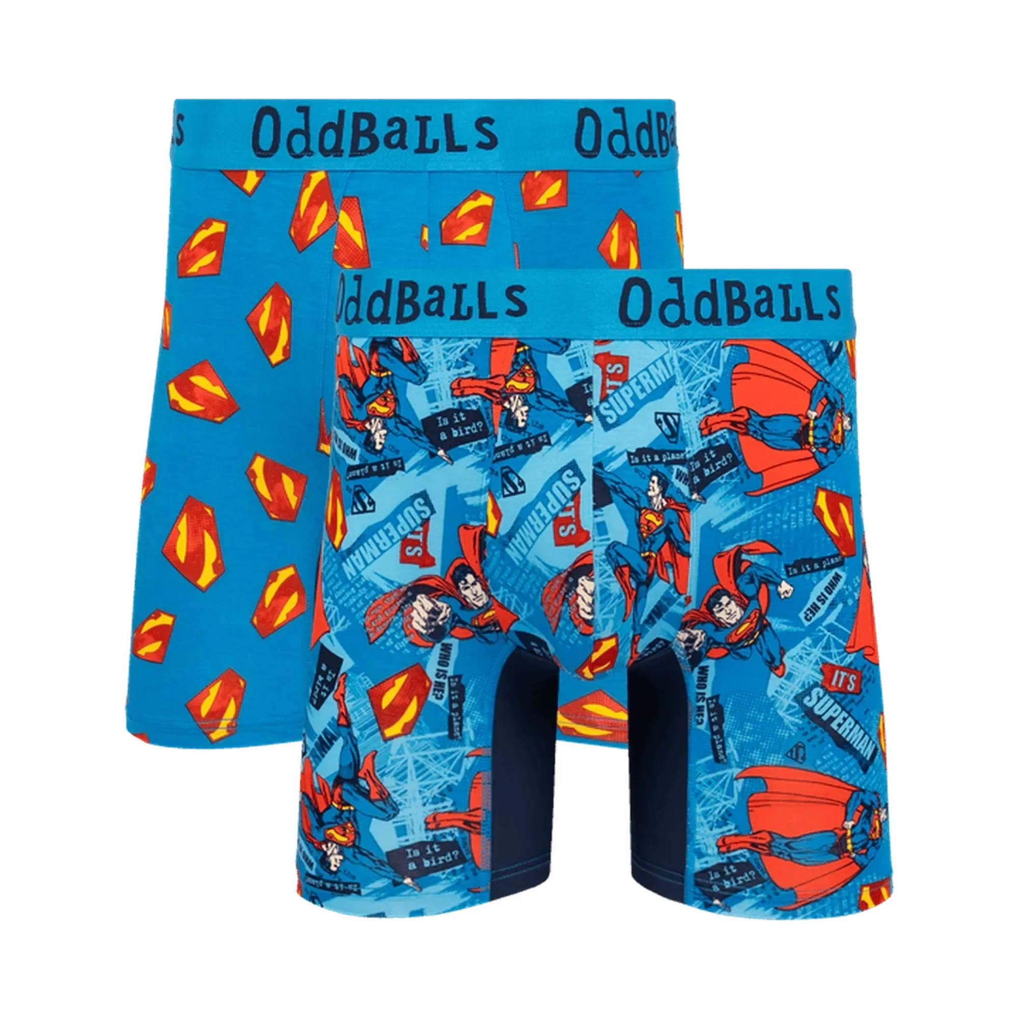 Superman Bundle - Mens Bamboo Boxer Shorts 2 Pack