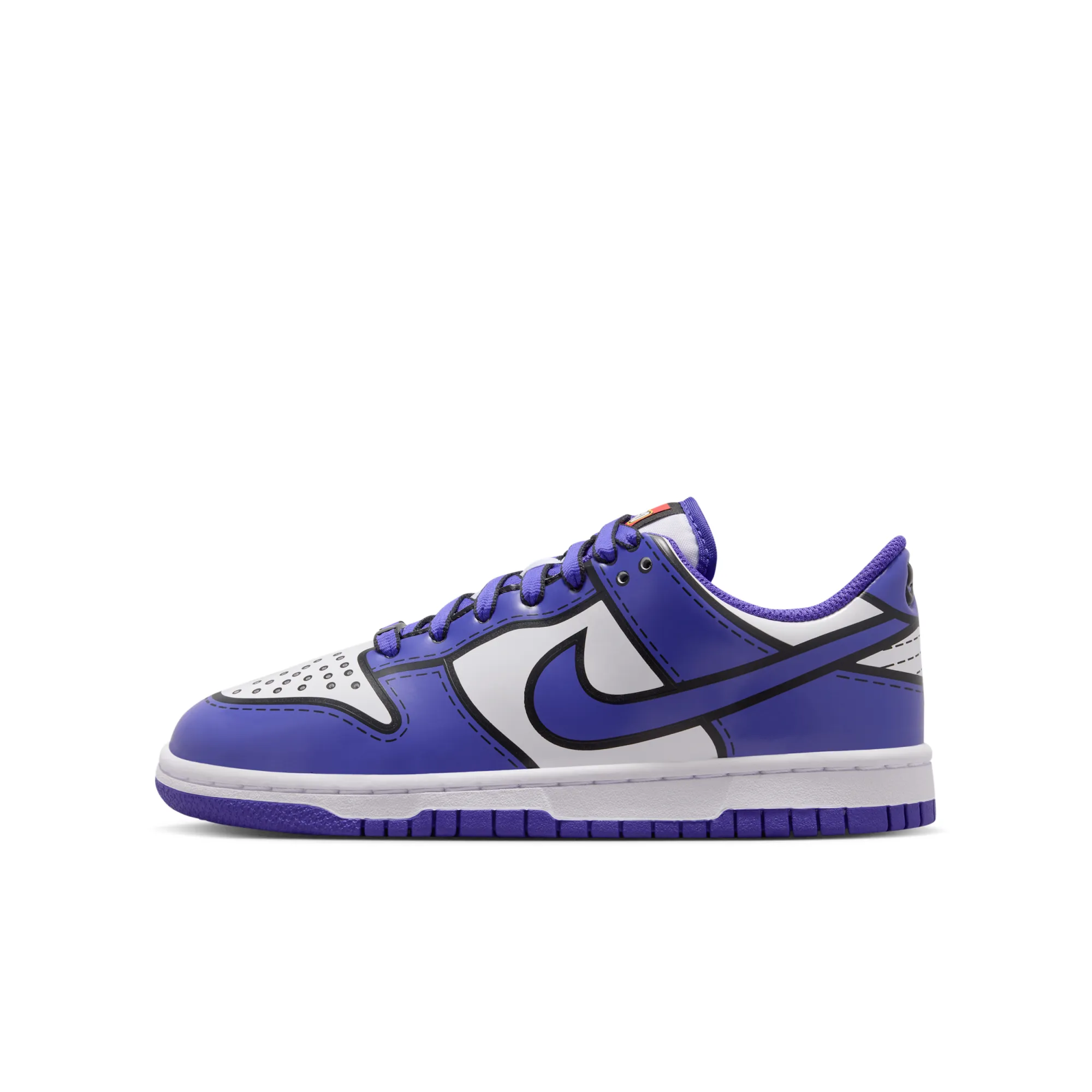 Nike Dunk Low x LEGO® Collection Older Kids' Shoes - White