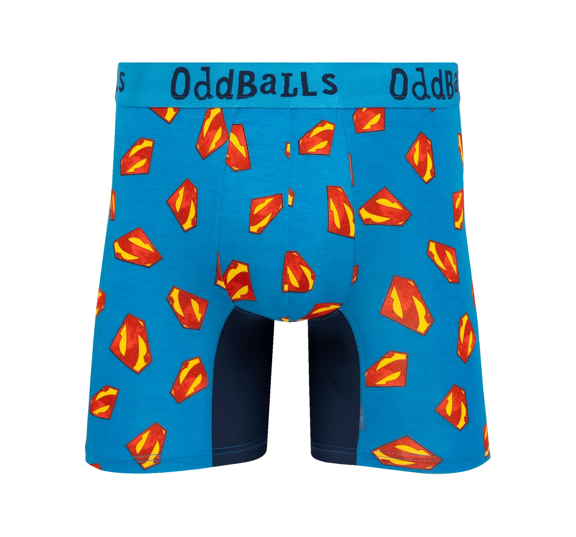 Superman Blue- Mens Bamboo Boxer Shorts