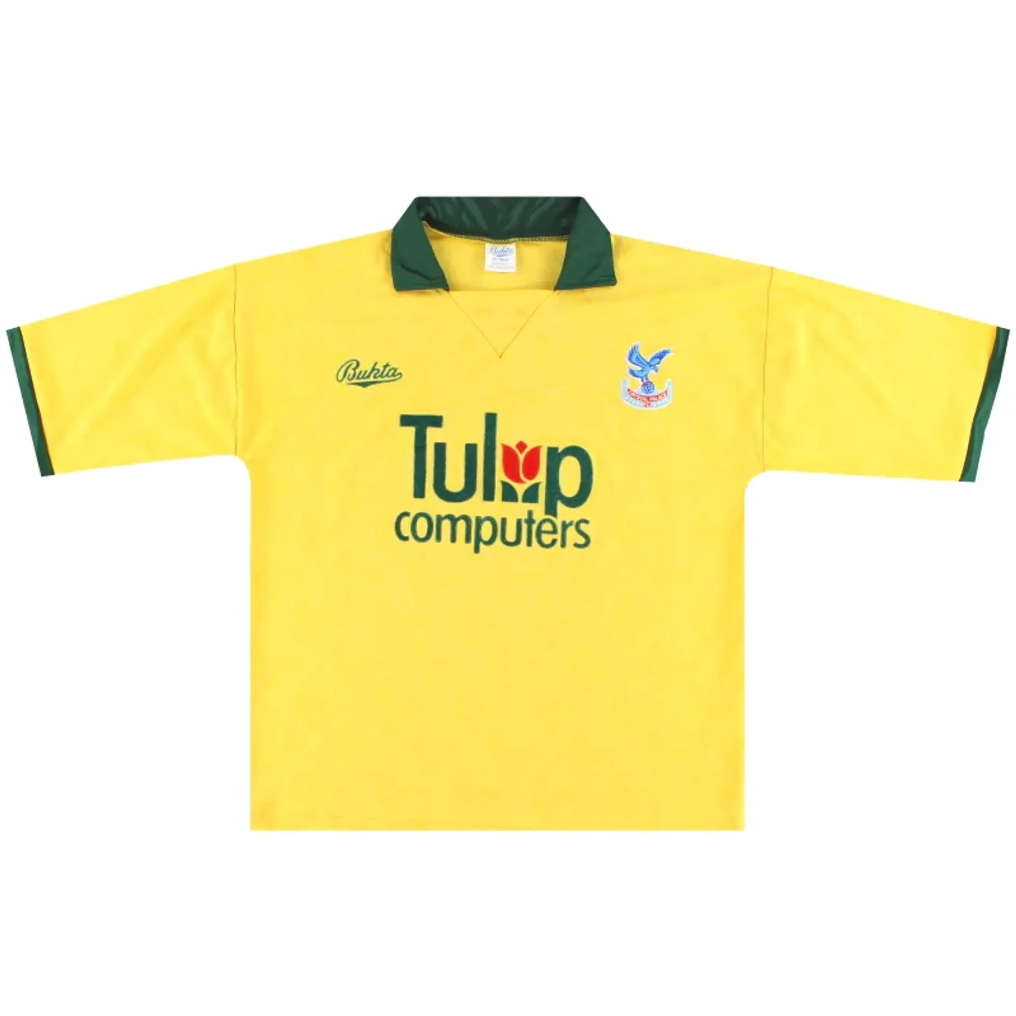 1991-92 Crystal Palace Bukta Away Shirt L - Crystal Palace / Excellent 