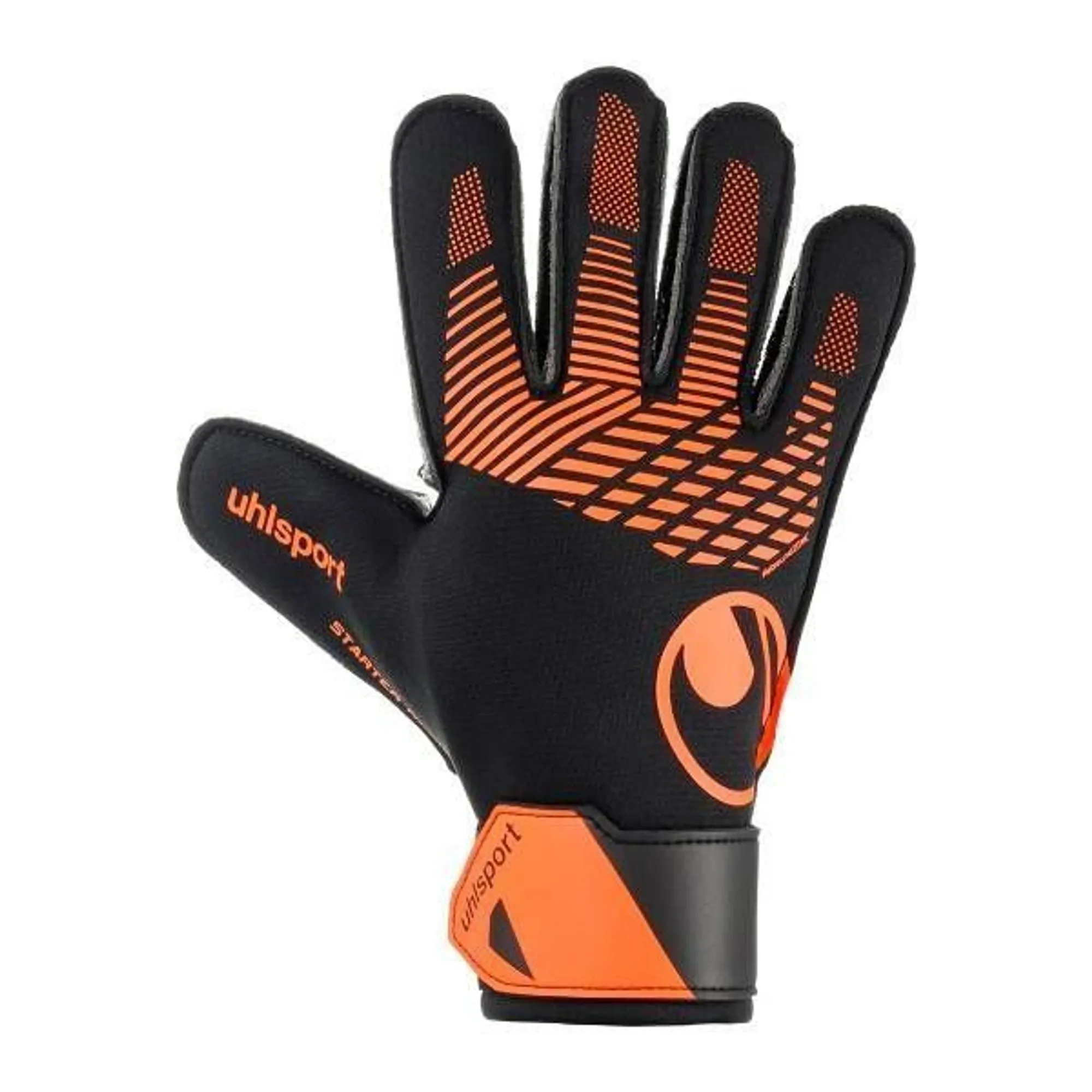 Uhlsport Goalkeeper Gloves Fangmaschine Starter Resist+ - ['Orange', 'Black']