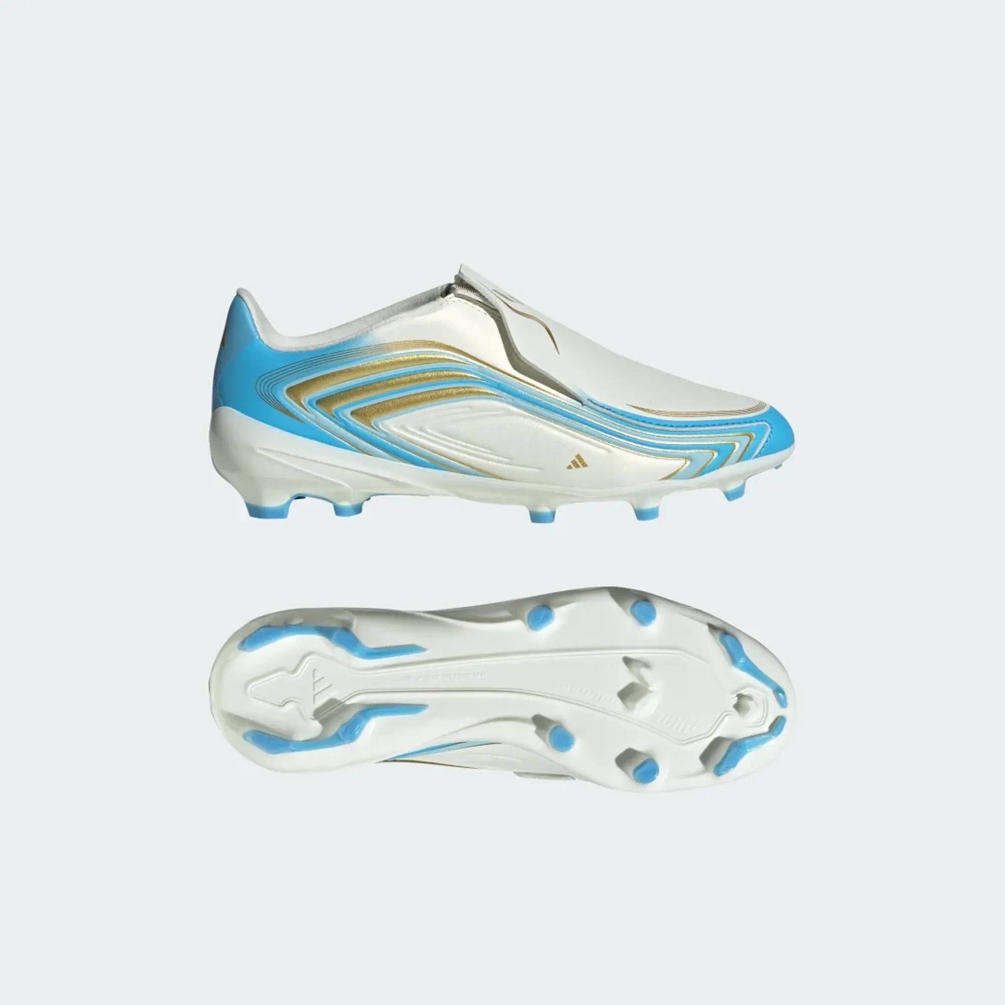 adidas F50 MESSI LEAGUE Laceless Firm Ground Football Boots Kids