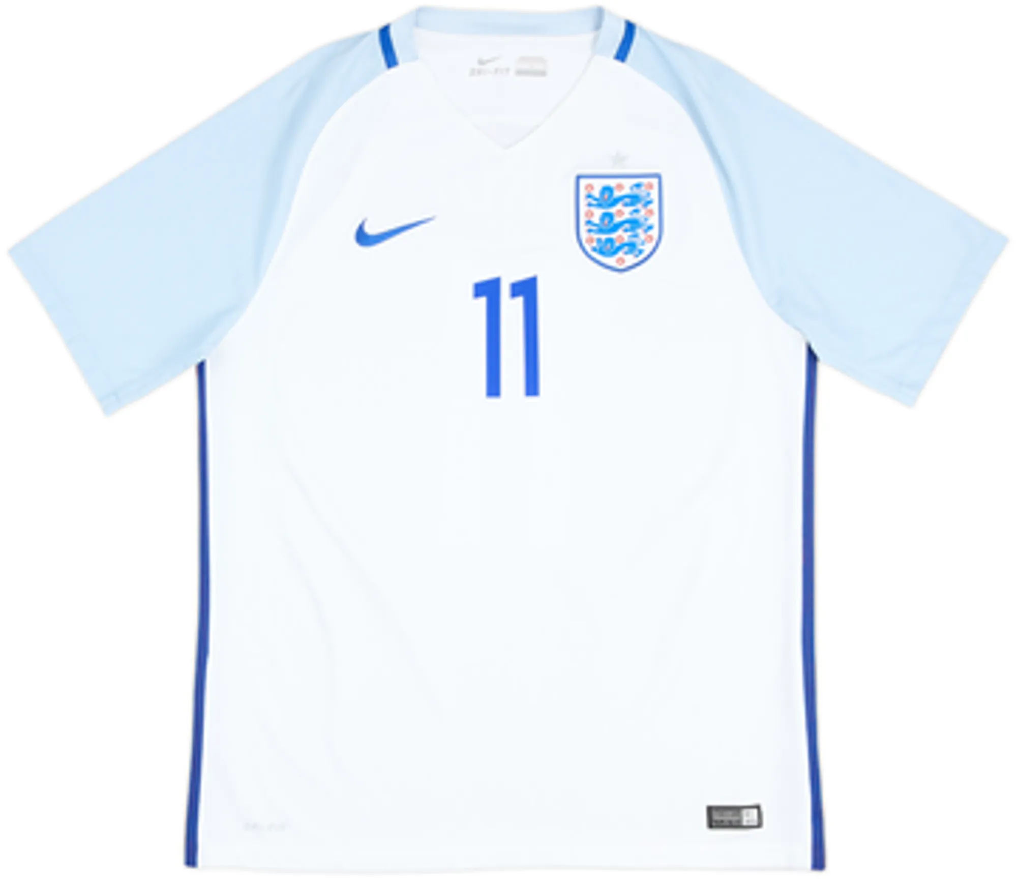 2016-17 England Home Shirt Vardy #11EL