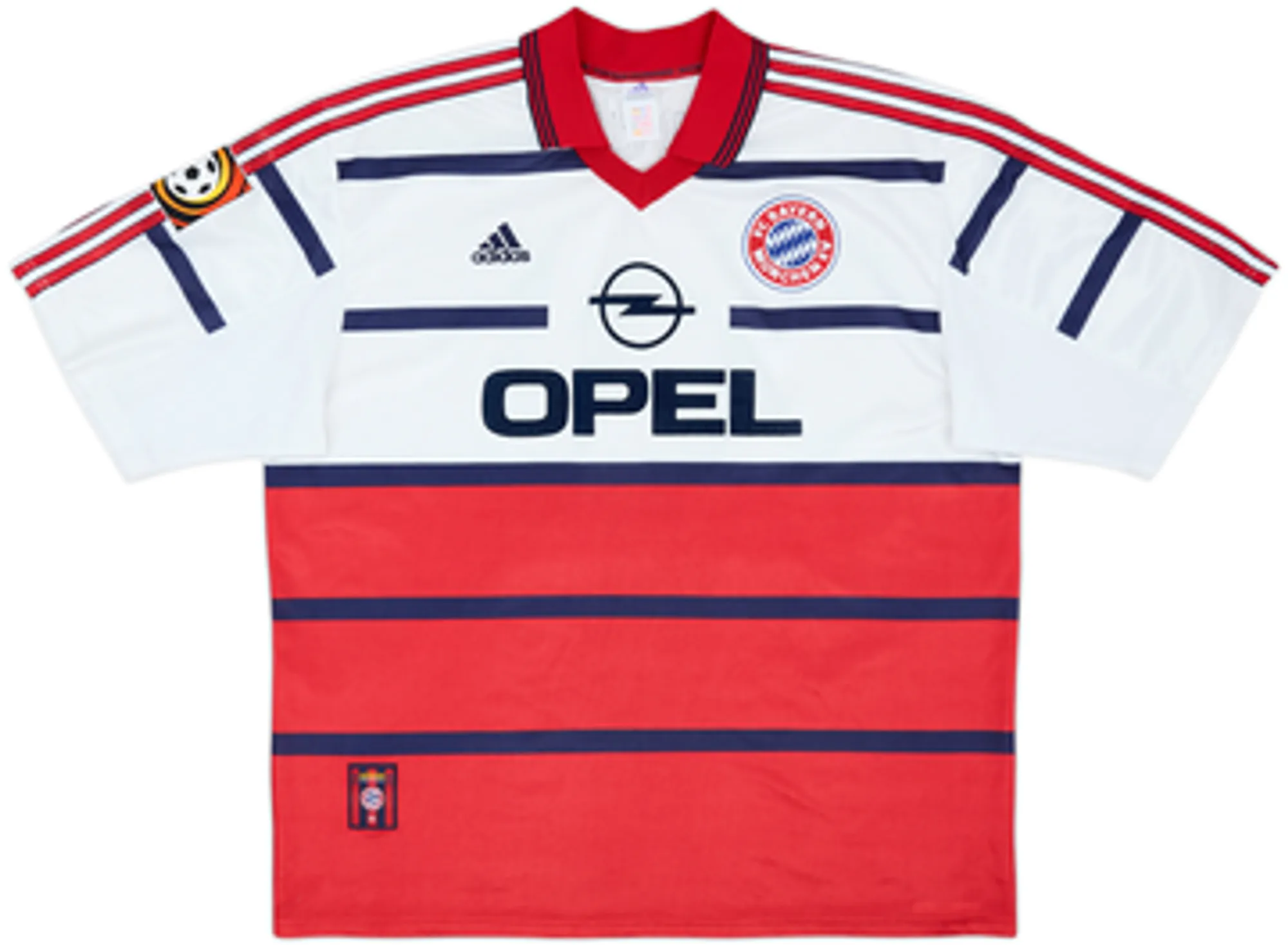 1998-00 Bayern Munich Away Shirt Lizarazu #3 - 8/10 - (XXL)