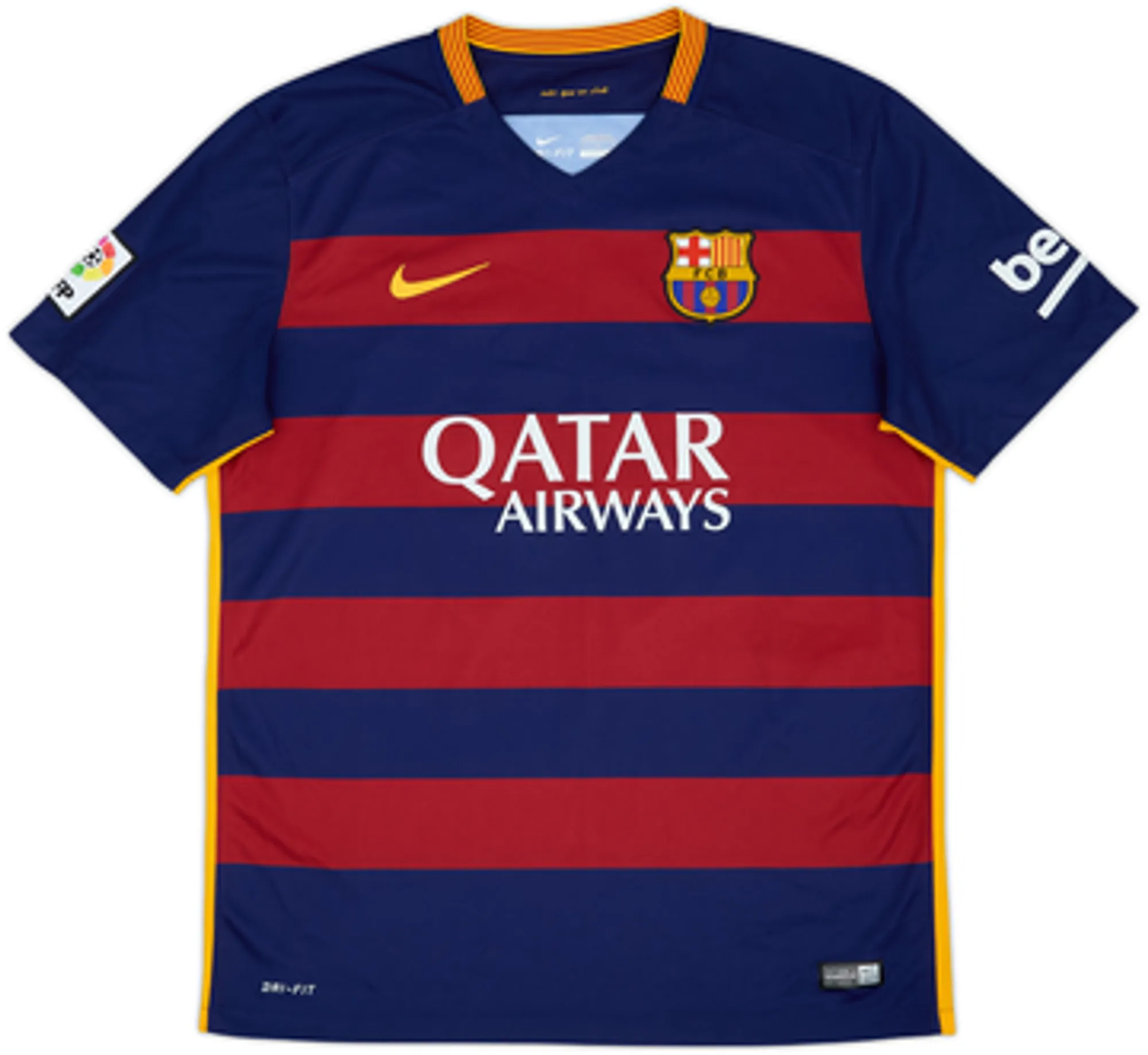 2015-16 Barcelona Home Shirt Mascherano #14 - 9/10 - (L)