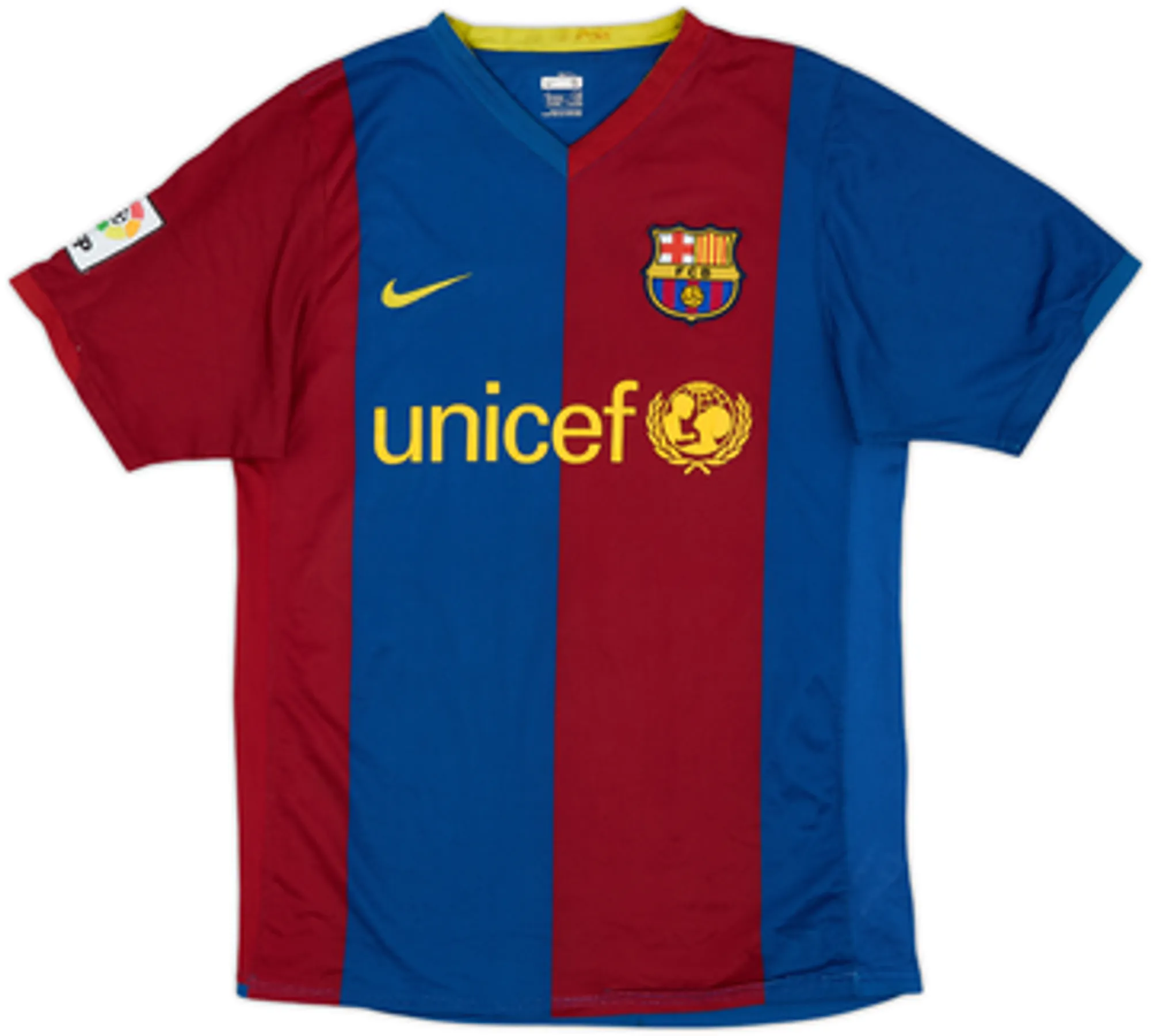 2006-07 Barcelona Home Shirt Messi #19 - 6/10 - (S)