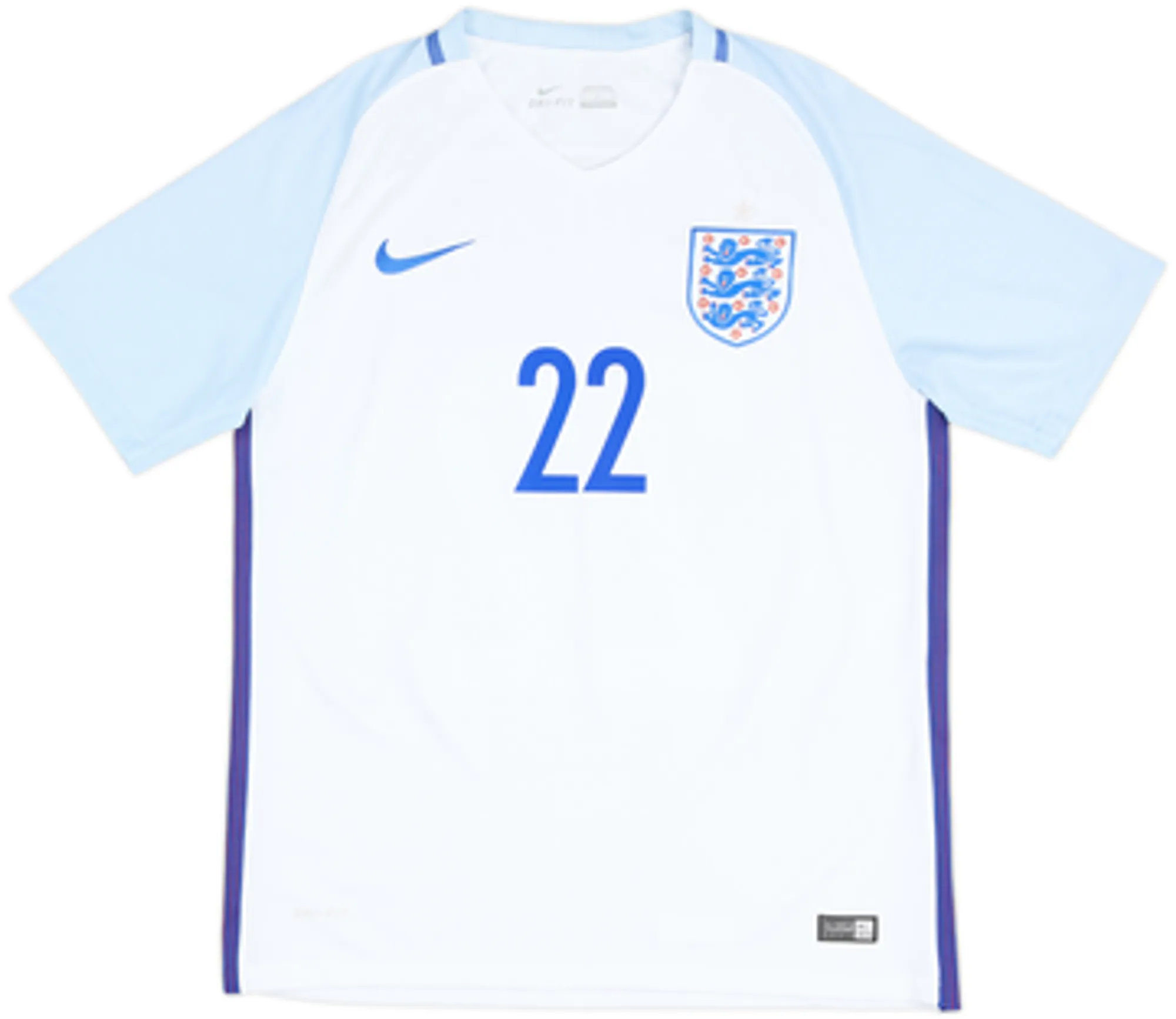 2016-17 England Home Shirt Rashford #22 - 8/10 - (S)