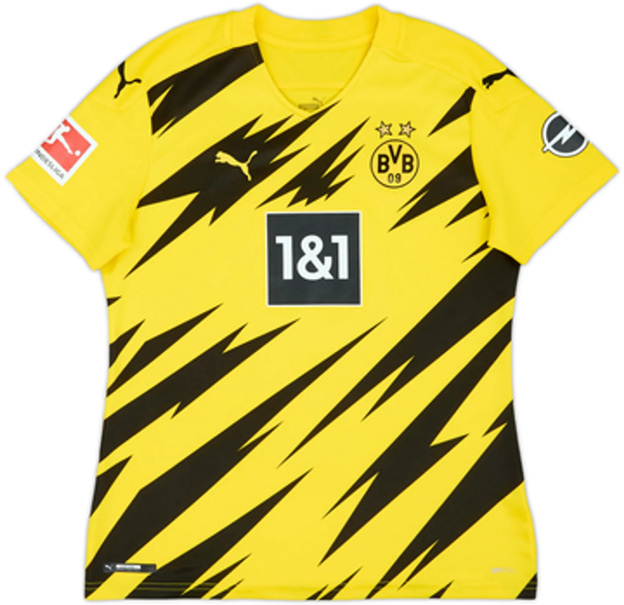 2020-21 Borussia Dortmund Home Shirt Haaland #9 - 9/10 - (Women's M)