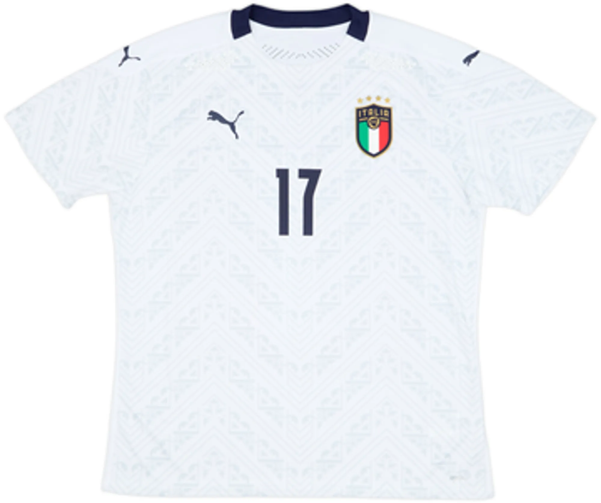2020-21 Italy Authentic Away Shirt Immobile #17 - 7/10 - (XL)
