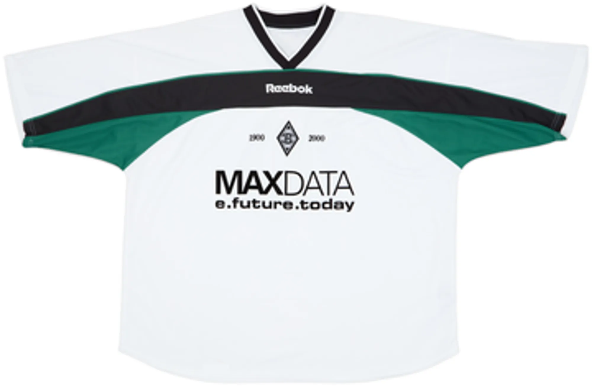 2000-02 Borussia Monchengladbach Home Shirt Van Houdt #10 - 8/10 - (XXL)
