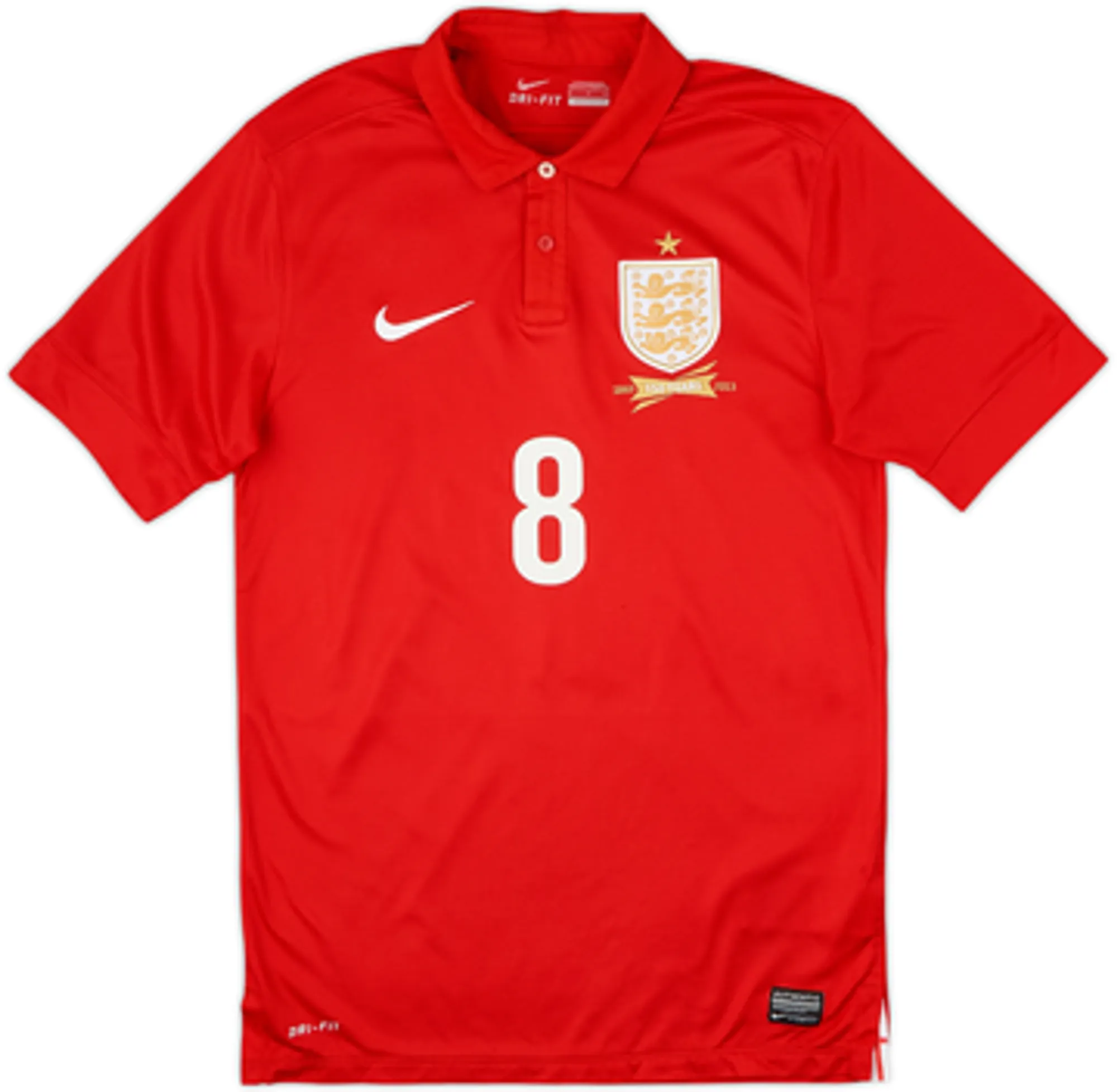 2013 England Away 150th Anniversary Shirt Wilshere #8 - 8/10 - (S)