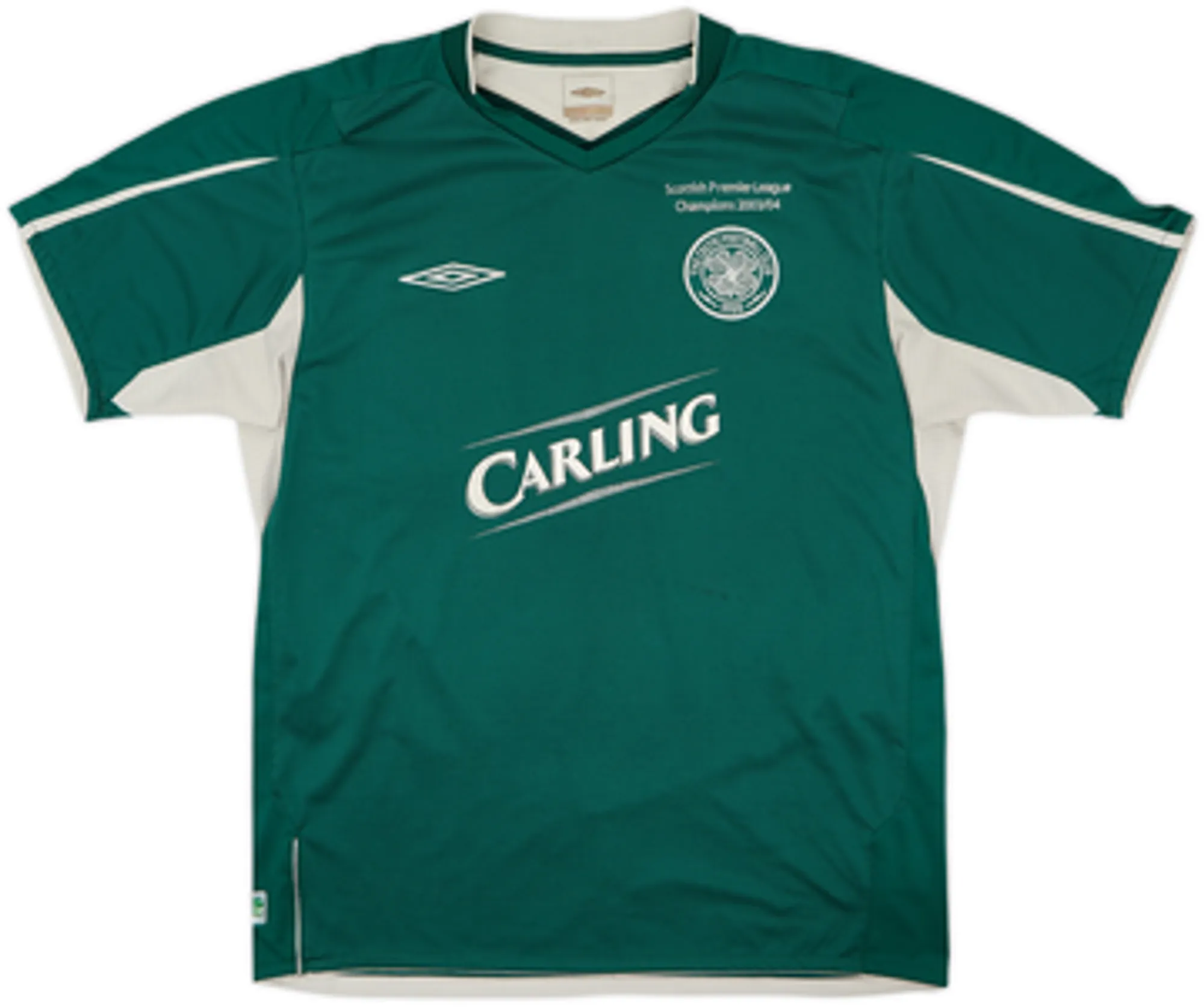 2004-05 Celtic 'Champions' Away Shirt Juninho #7 - 7/10 - (L)