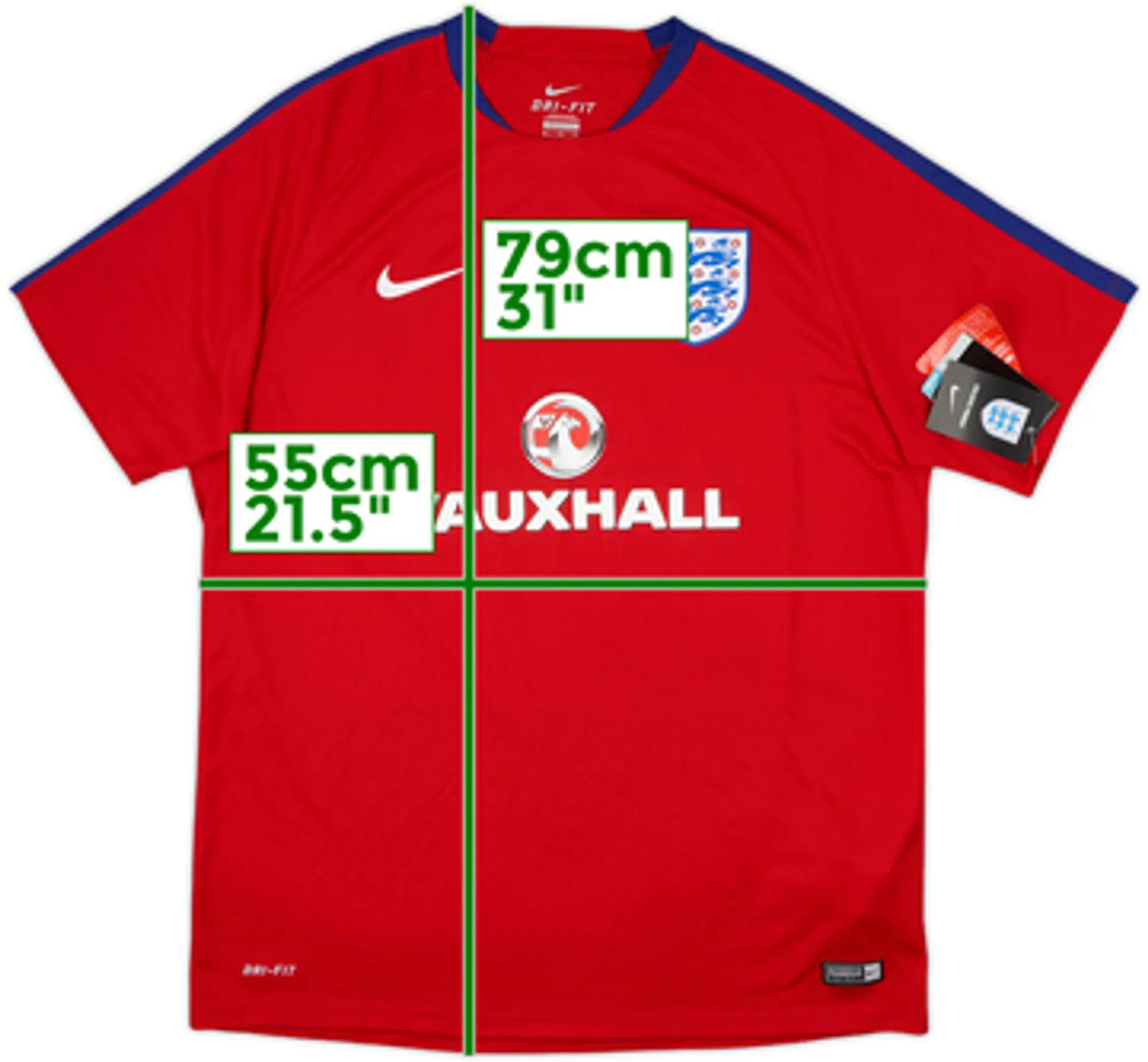 2016-17 England Nike Training Shirt (XL)