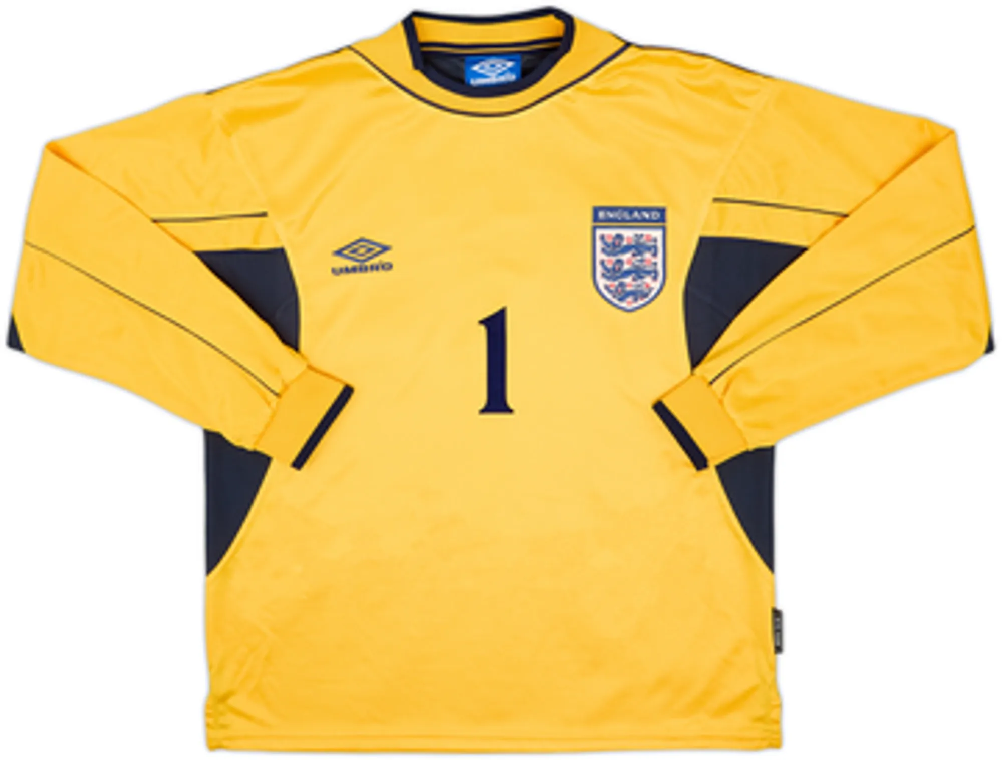 2000-01 England GK Shirt Seaman #1 - 10/10 - (XL.Boys)