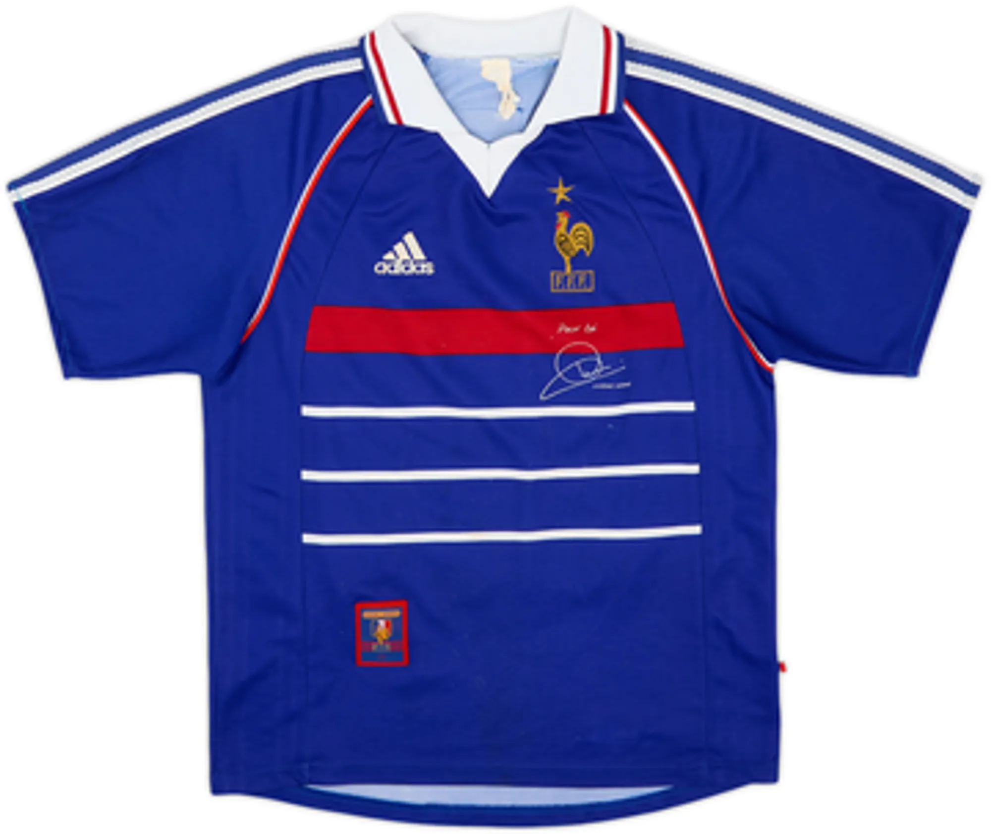 1998-00 France 'Pour Toi' Home Shirt Zidane #10 - 6/10 - (S)