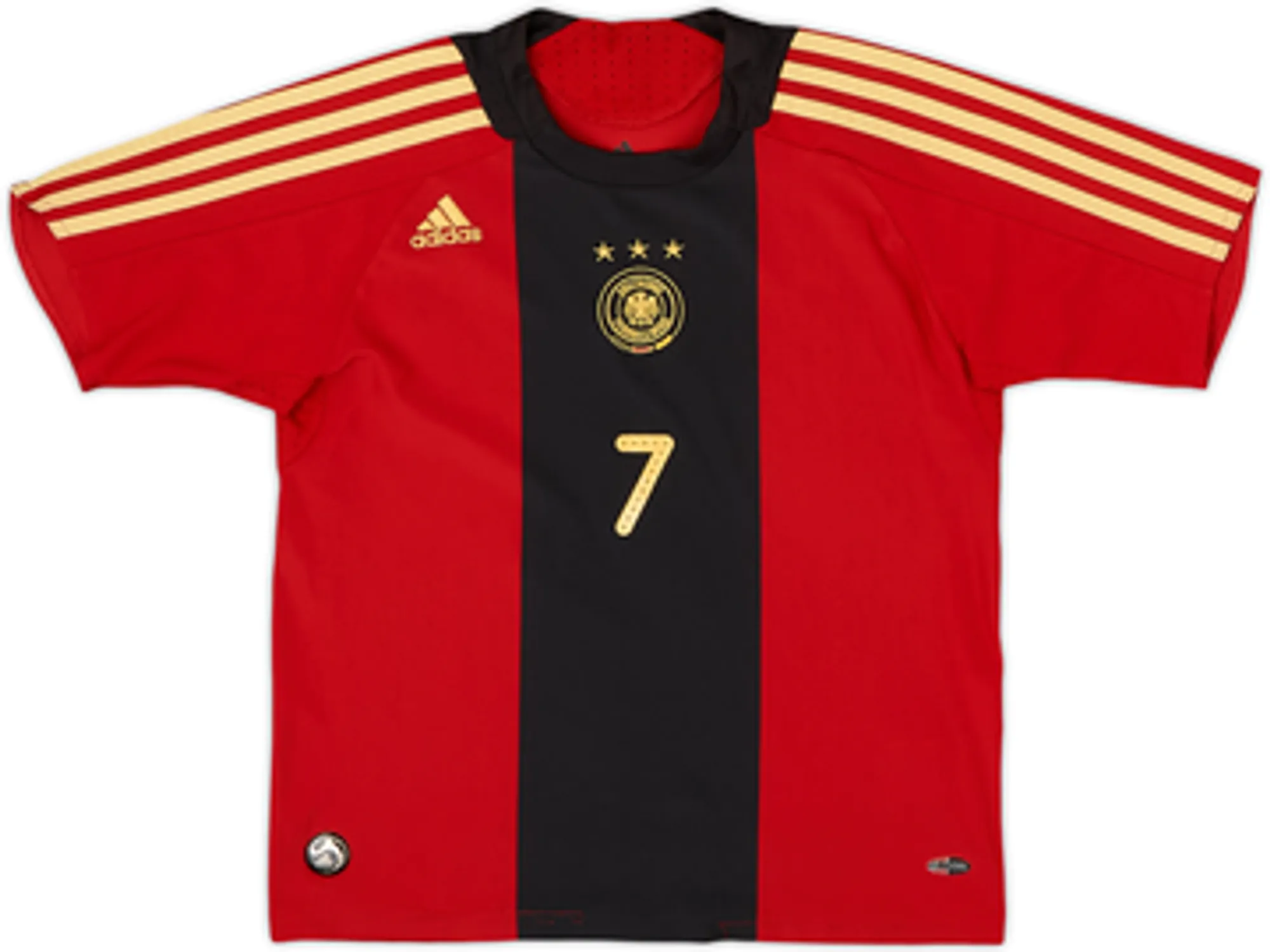 2008-09 Germany Away Shirt Schweinsteiger #7 - 7/10 - (S.Boys)