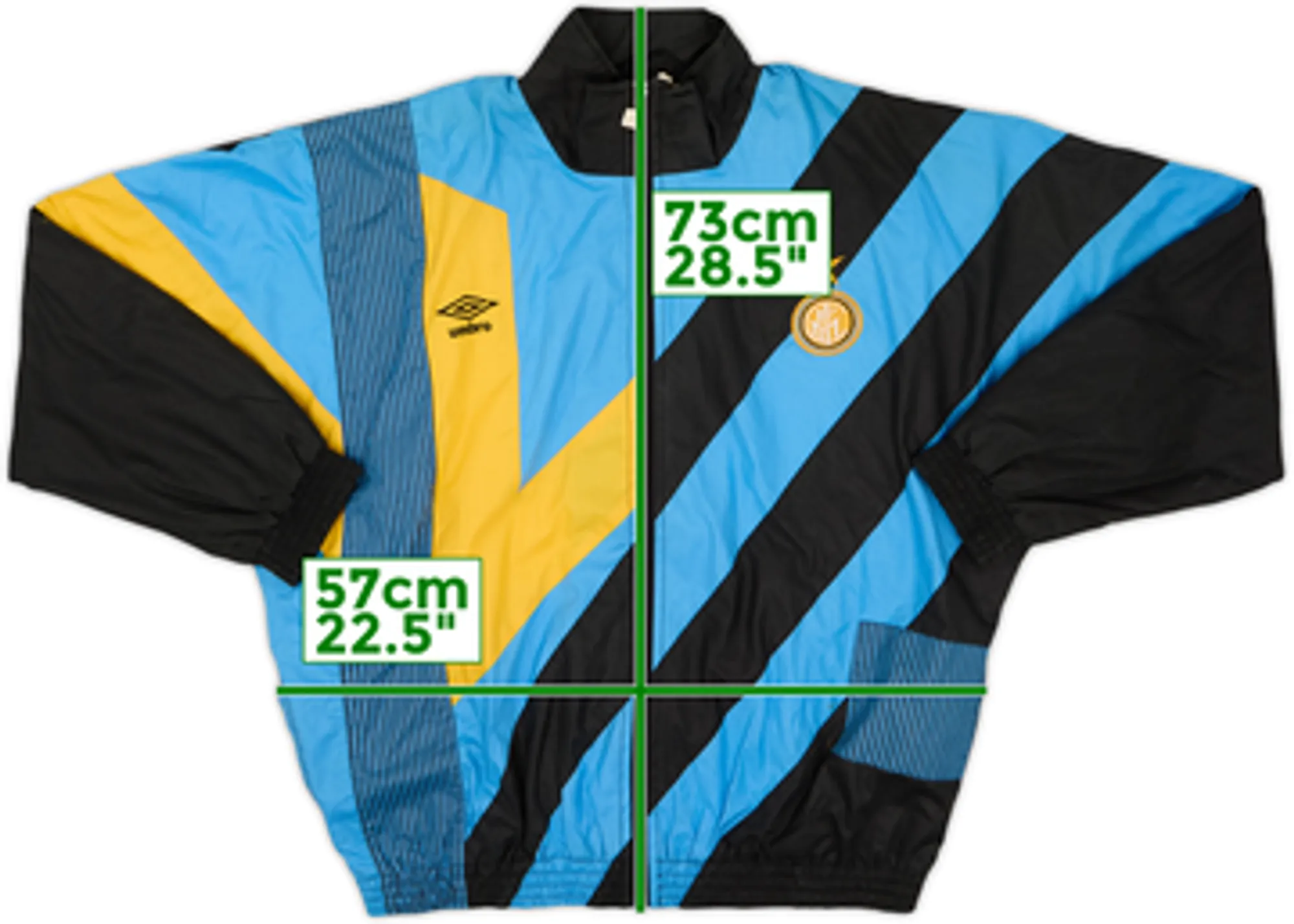 1992-93 Inter Milan Umbro Track Jacket - 7/10 - (M)