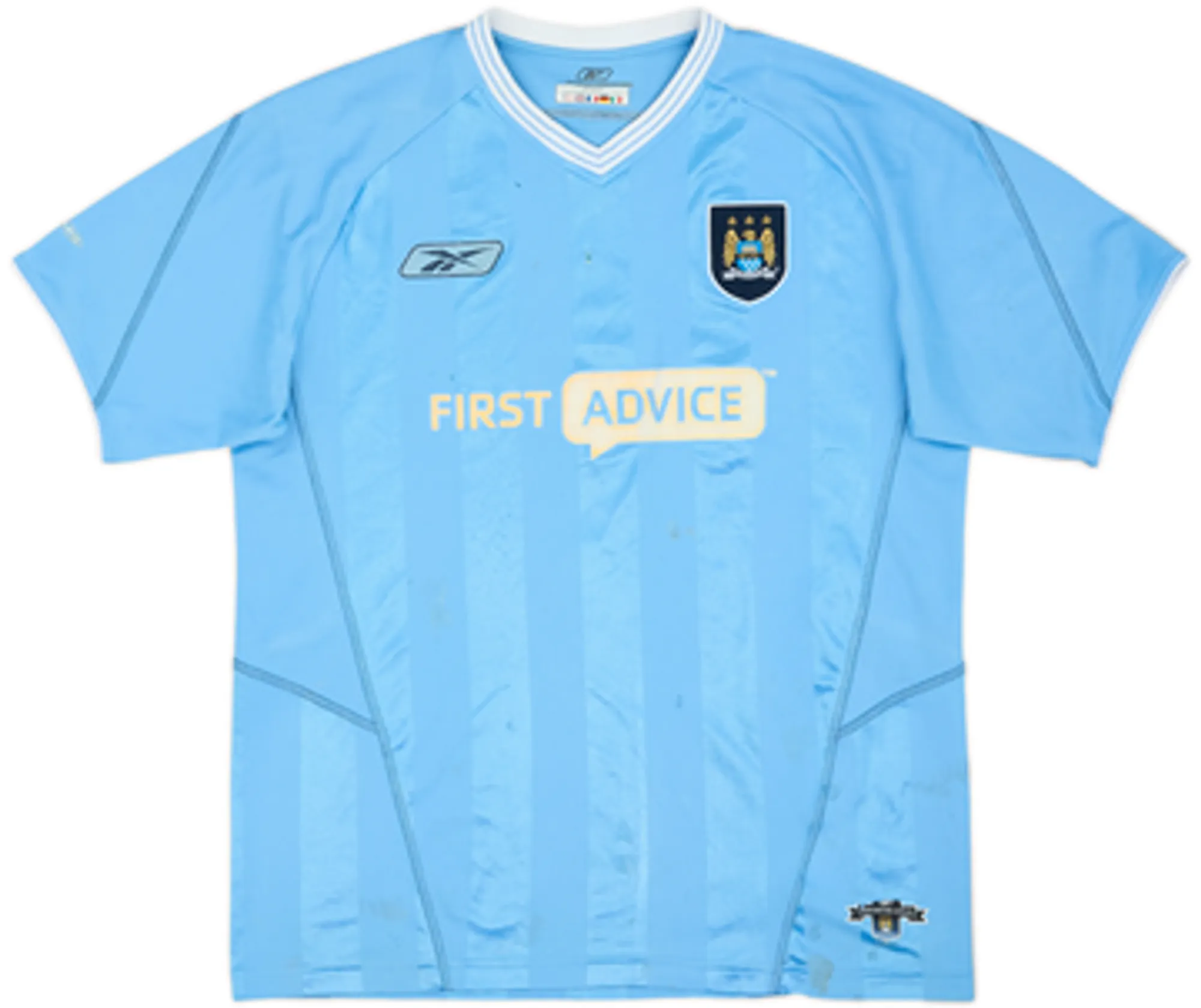 2003-04 Manchester City Home Shirt Fowler #8 - 4/10 - (M)