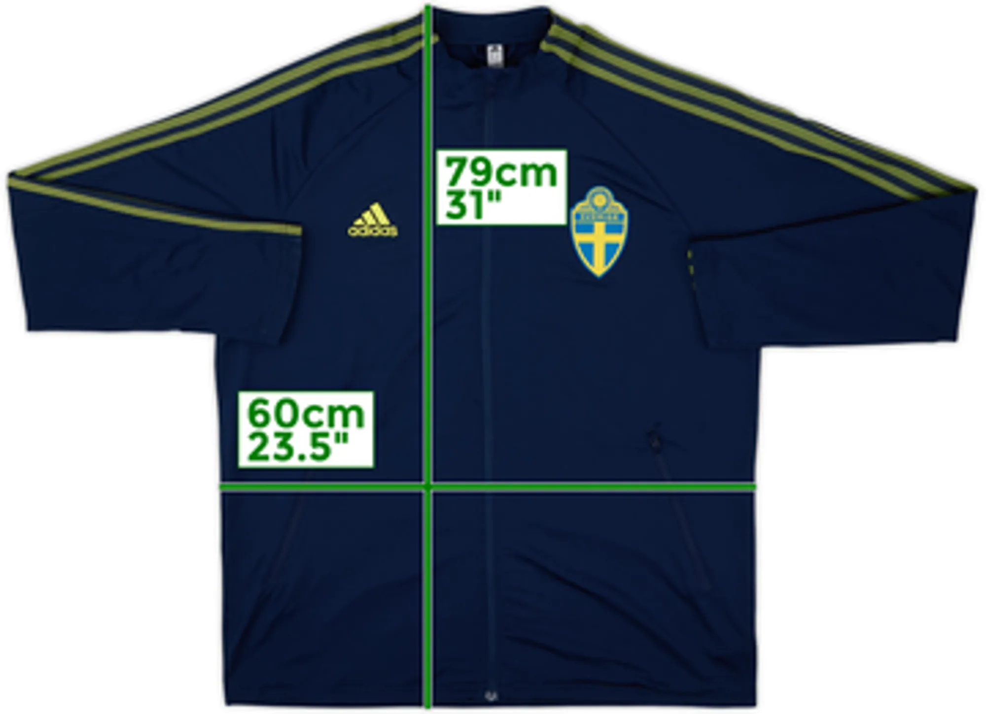 2019-20 Sweden adidas Track Jacket - 8/10 - (XL)