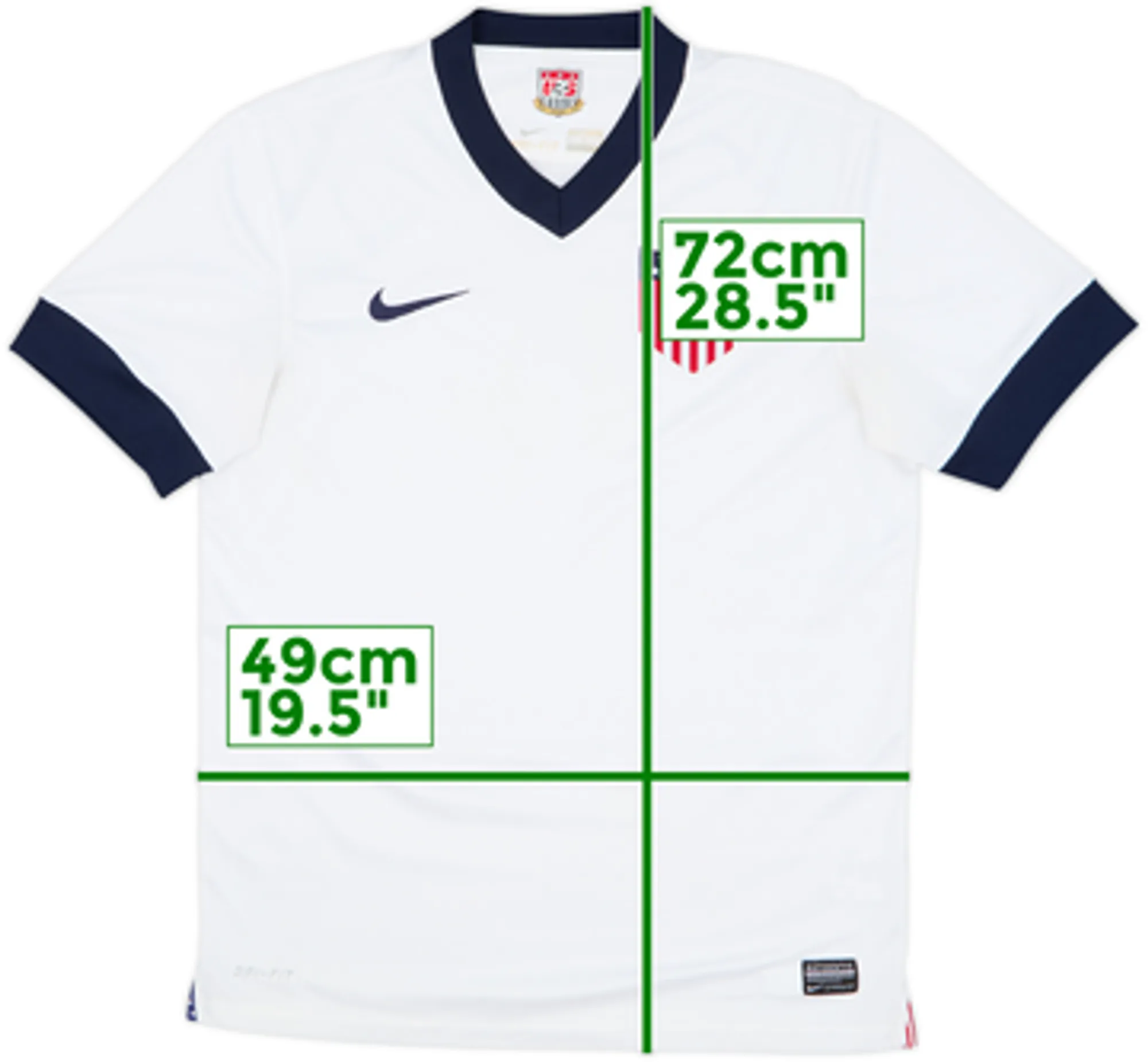 2013 USA Centenary Home Shirt - 8/10 - (M)