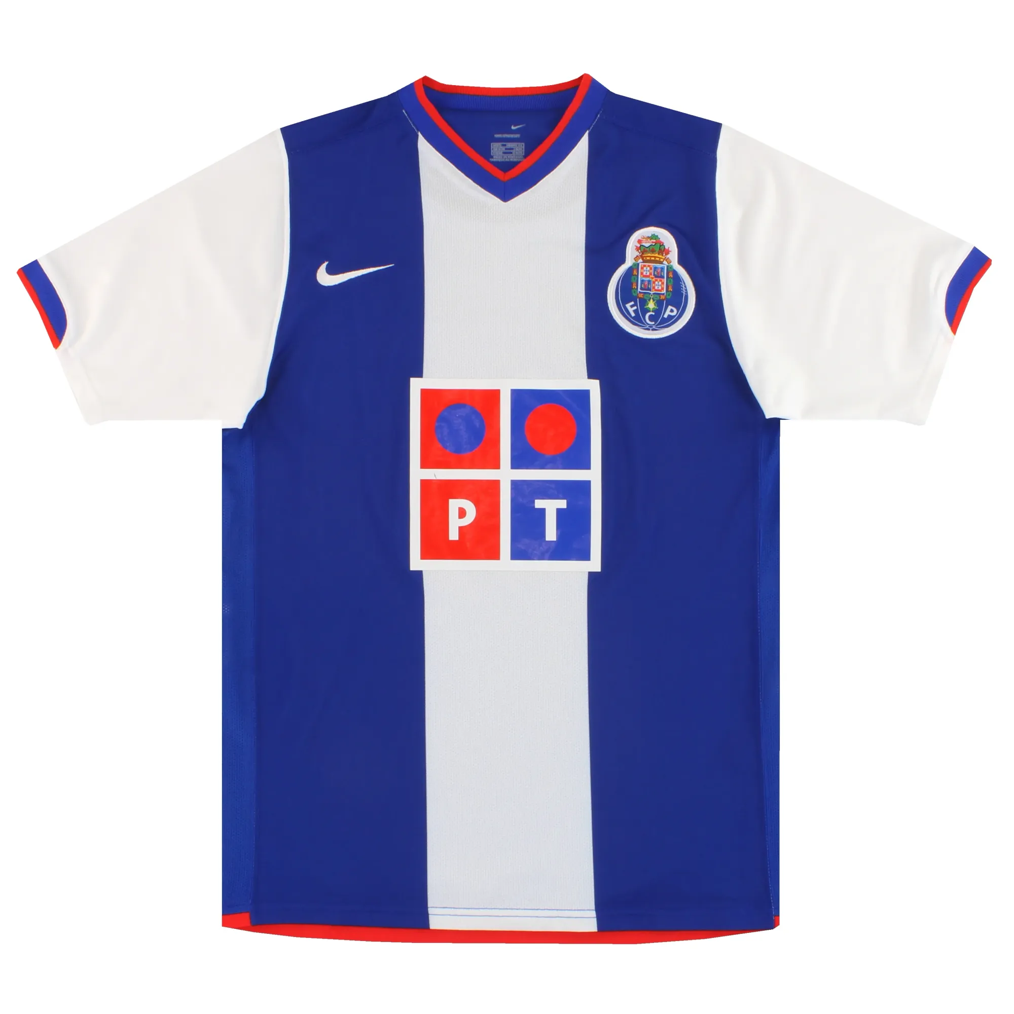 2006-07 Porto Nike Home Shirt S - Porto / Excellent