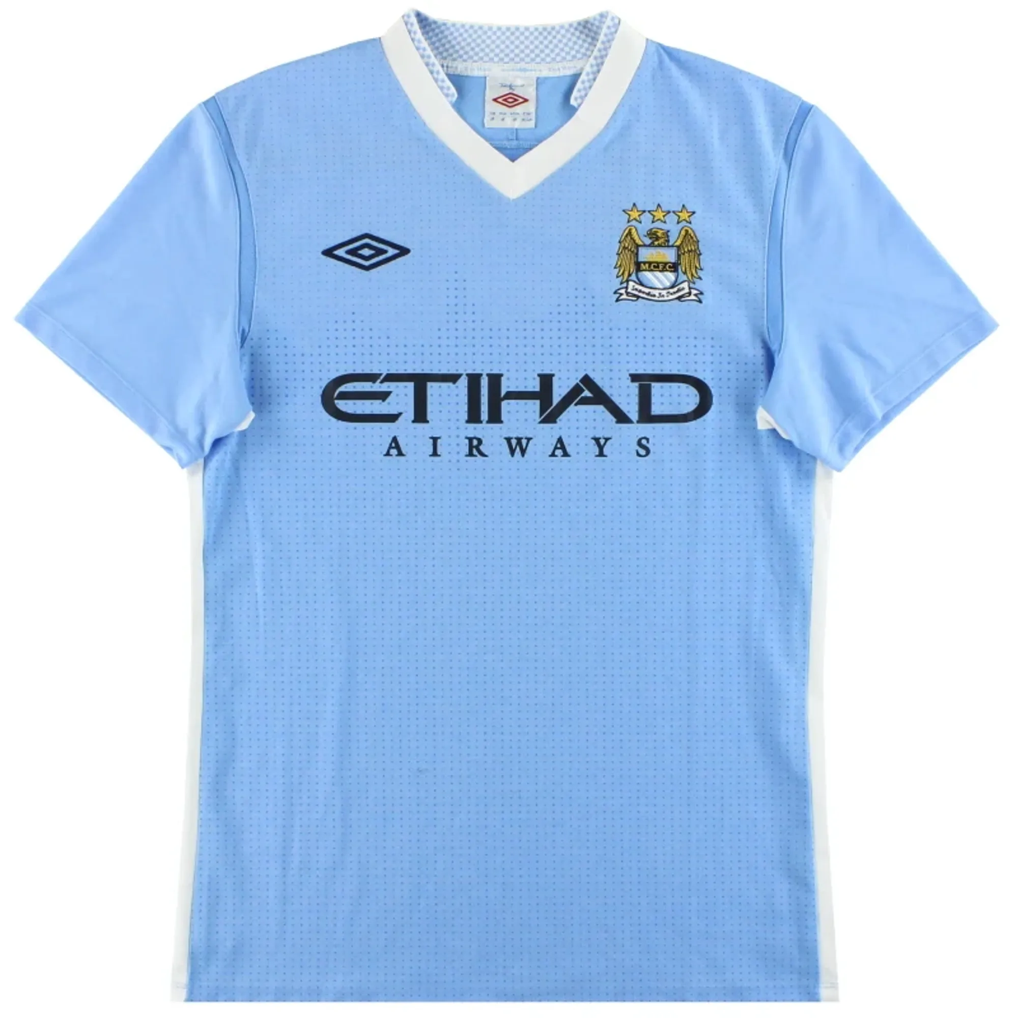 2011-12 Manchester City Umbro Home Shirt L - Manchester City / Excellent 