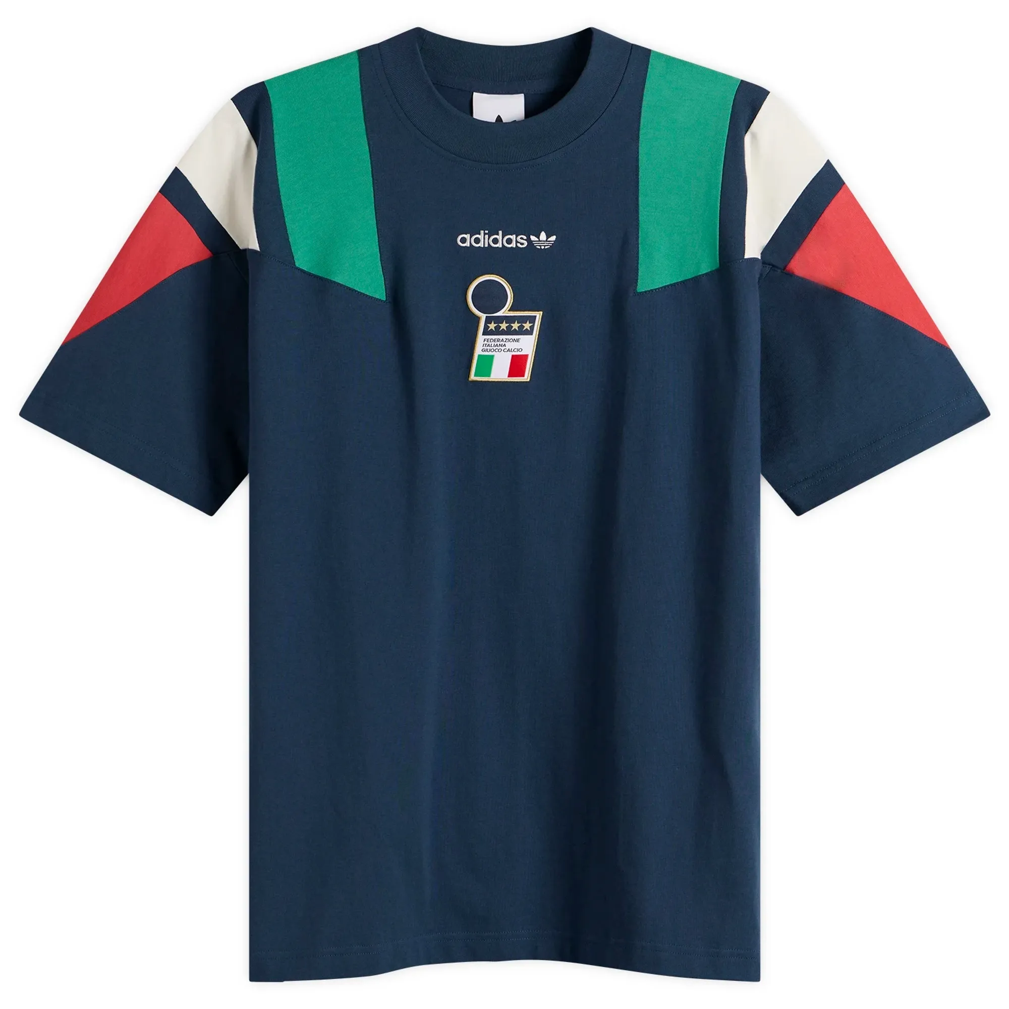 Adidas Men's FIGC EQT T-Shirt Crew Navy