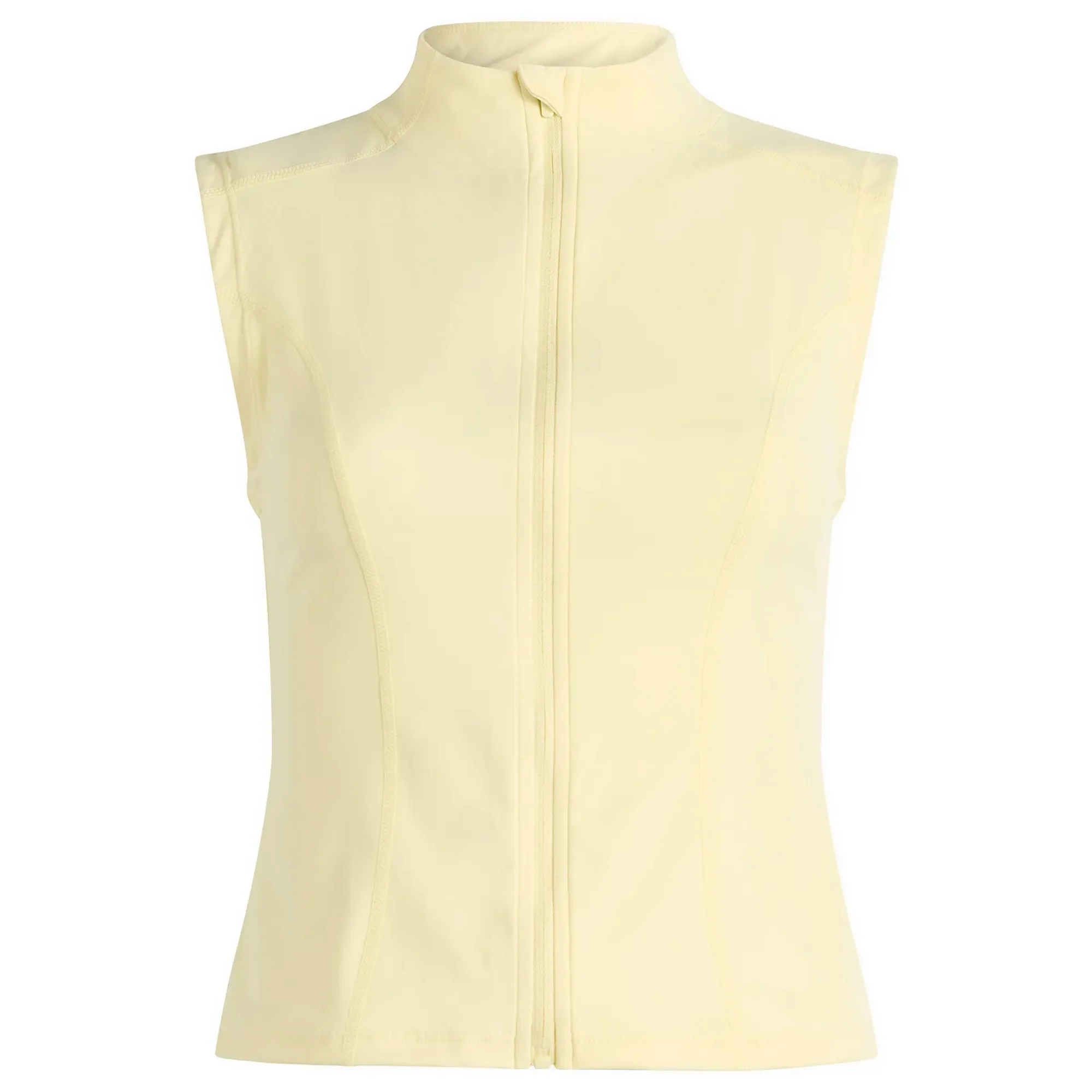 TALA Women's SkinLuxe Sleeveless Zipped Jacket Lemon Yellow