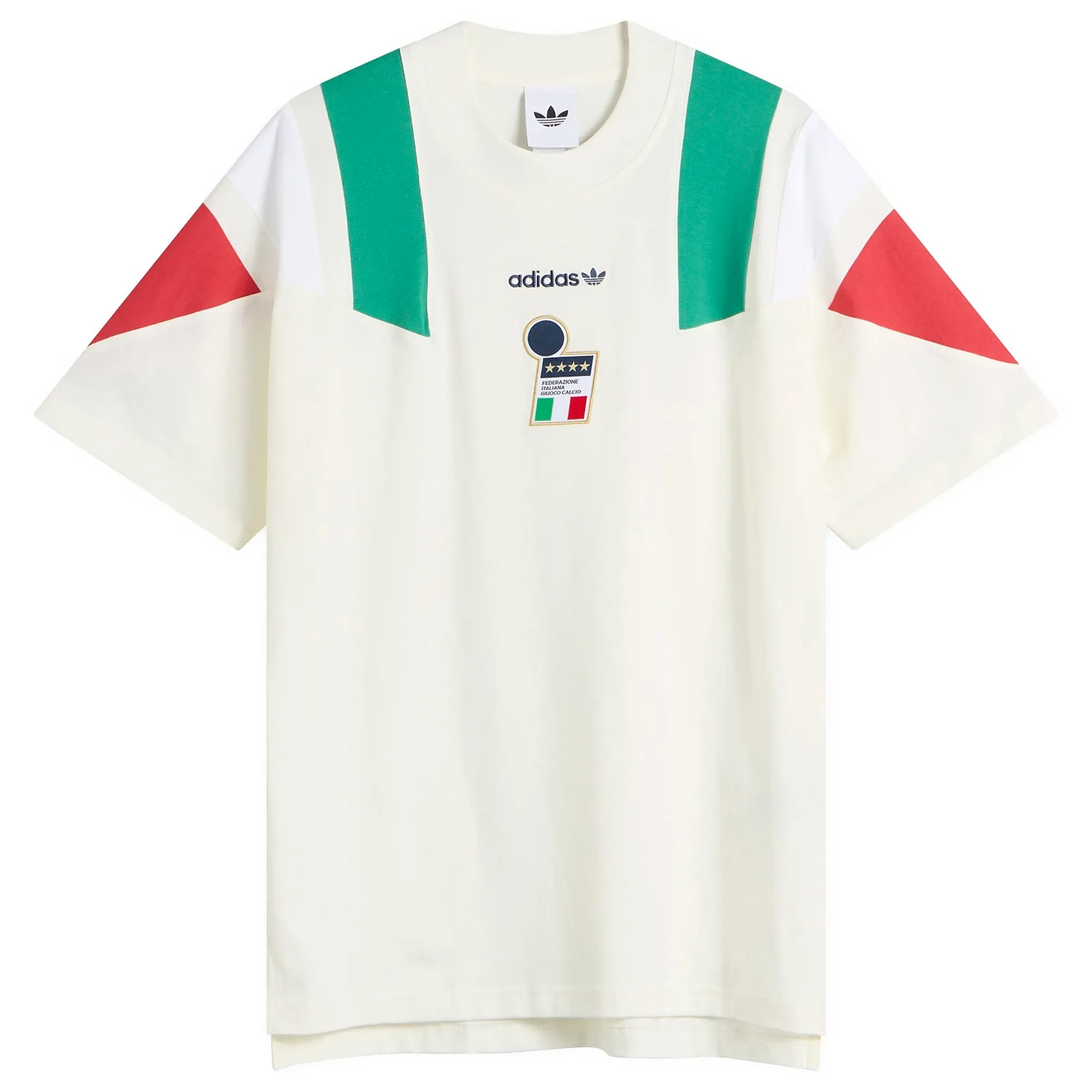 Adidas Men's FIGC EQT T-Shirt Off White
