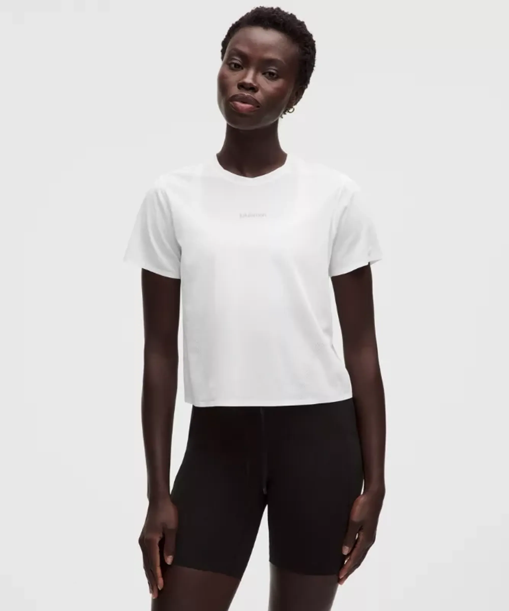 lululemon – Women's Fast and Free Short-Sleeve Shirt – Color White – Size Large