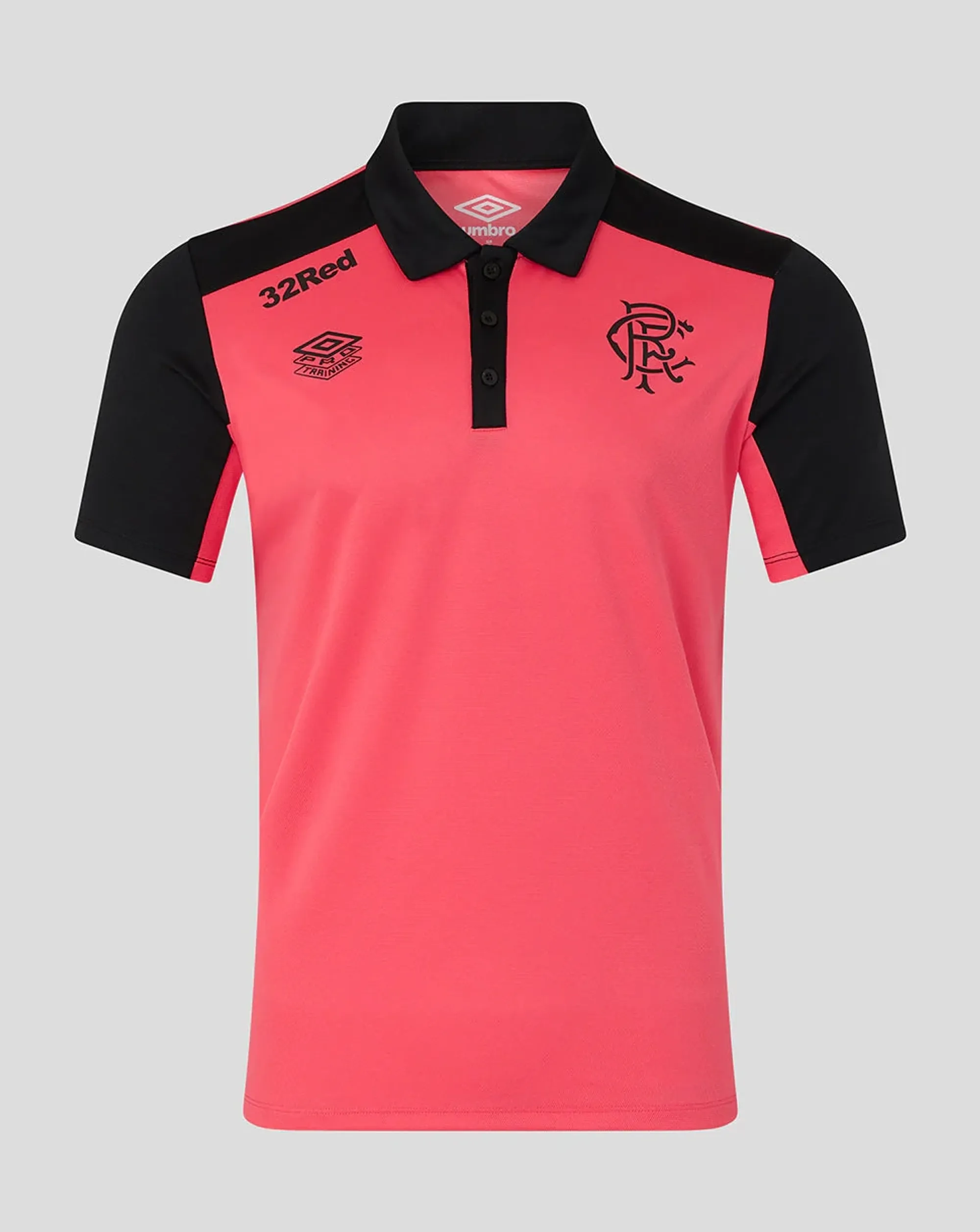 Castore Rangers Men's 26/27 Pro Training Polo - Coral