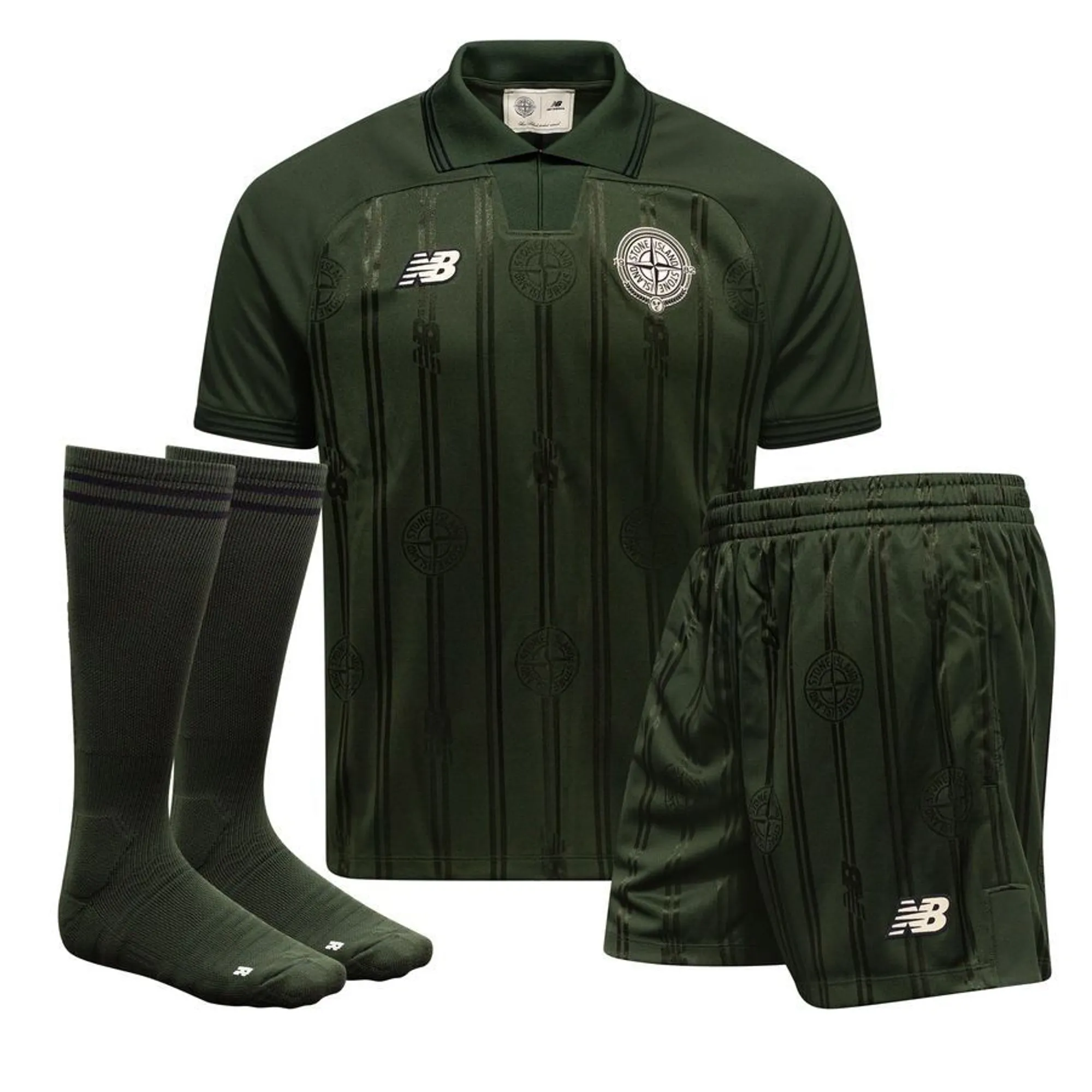 New Balance X Stone Island Football Kit Home - ['White']