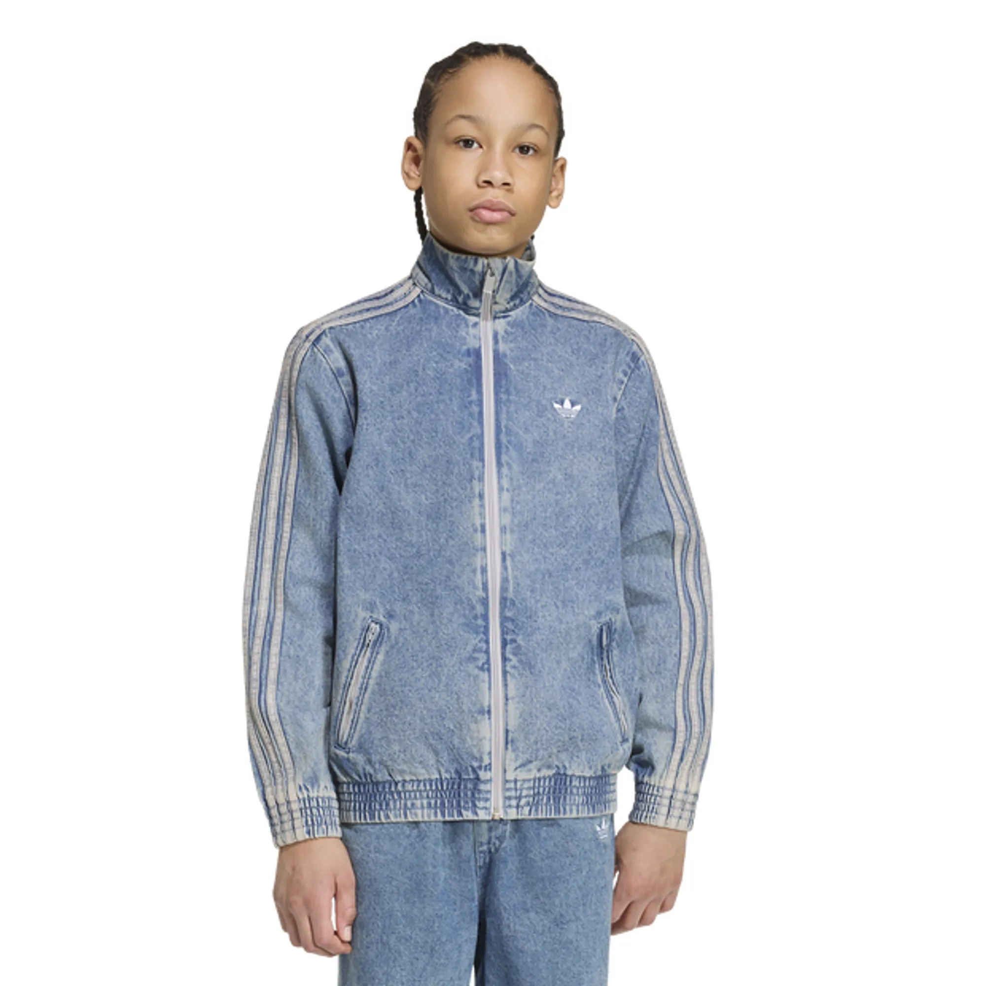Adidas Firebird|Firebird Denim Kid's Track Tops - Blue