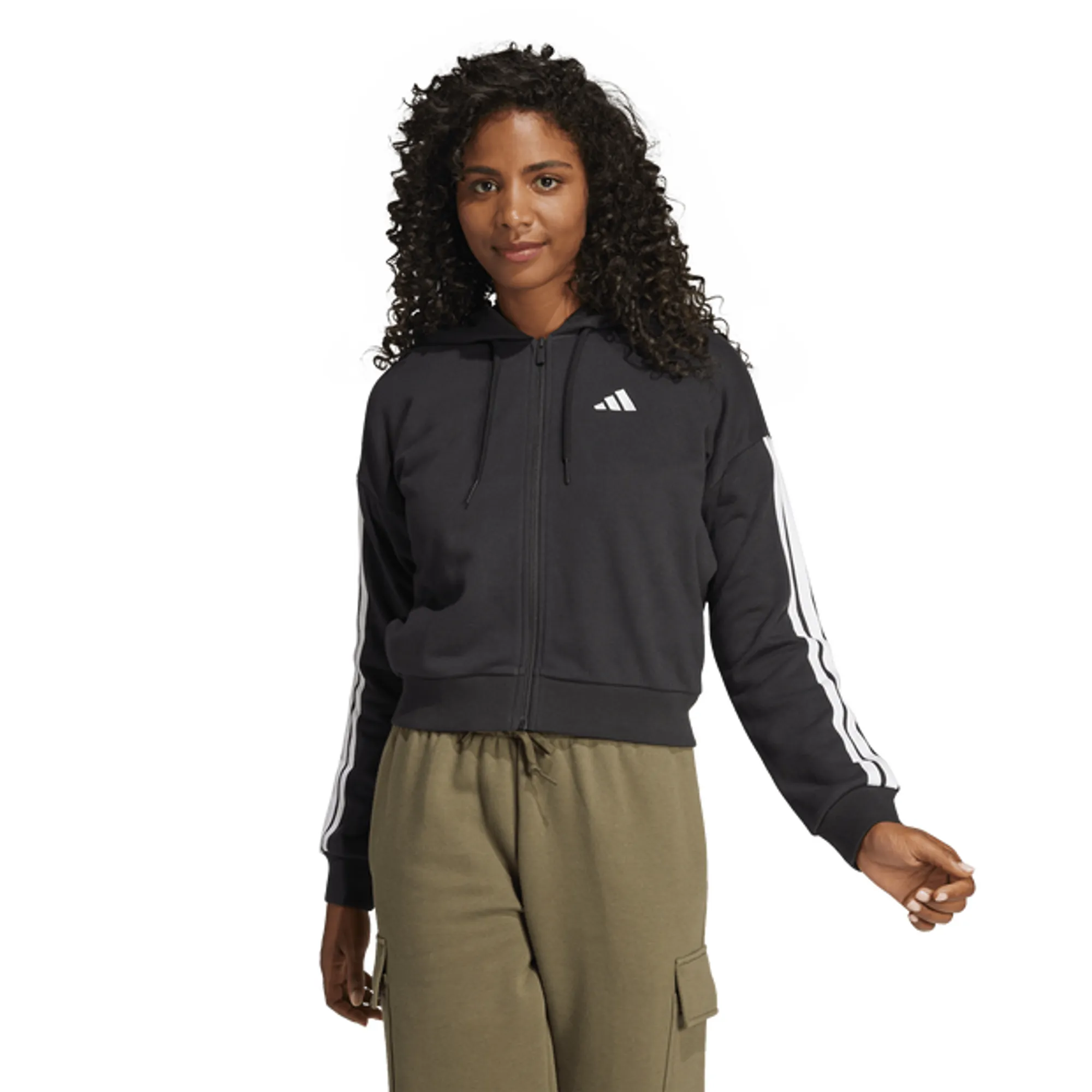 Adidas Terry Women Hoodies - Black