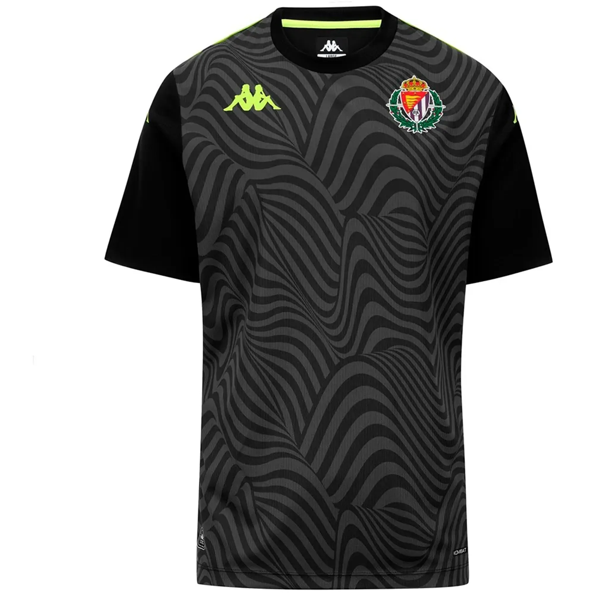 Kappa Real Valladolid Cf 26/27 Kombat Goalkeeper Home Short Sleeve T-shirt