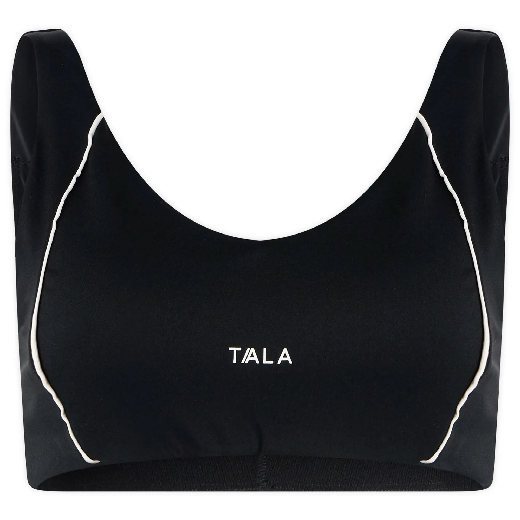 TALA Women's SkinLuxe Contrast Piping Sports Bra Shadow Black
