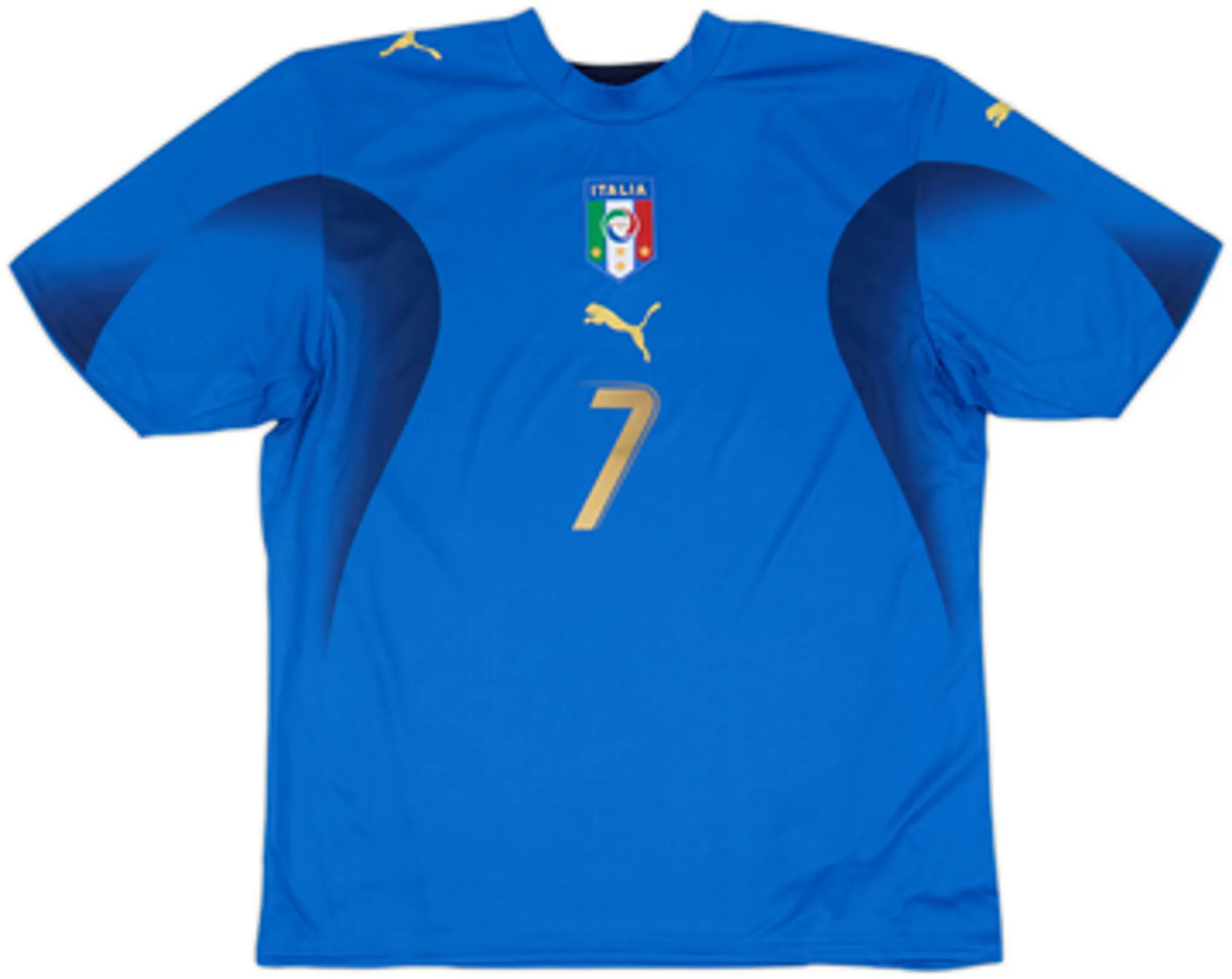 2006 Italy Basic Home Shirt Del Piero #7VL