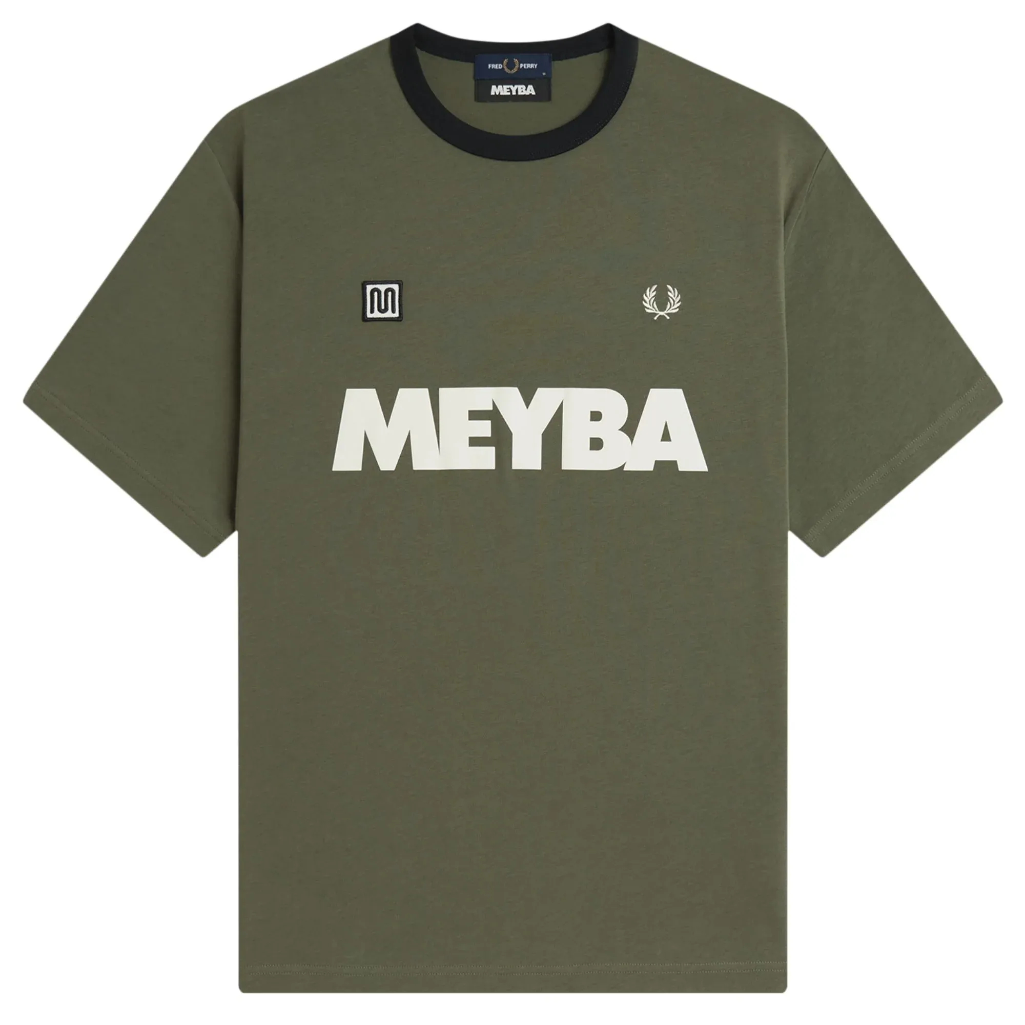 Fred Perry x Meyba T-Shirt - Wreath Green S
