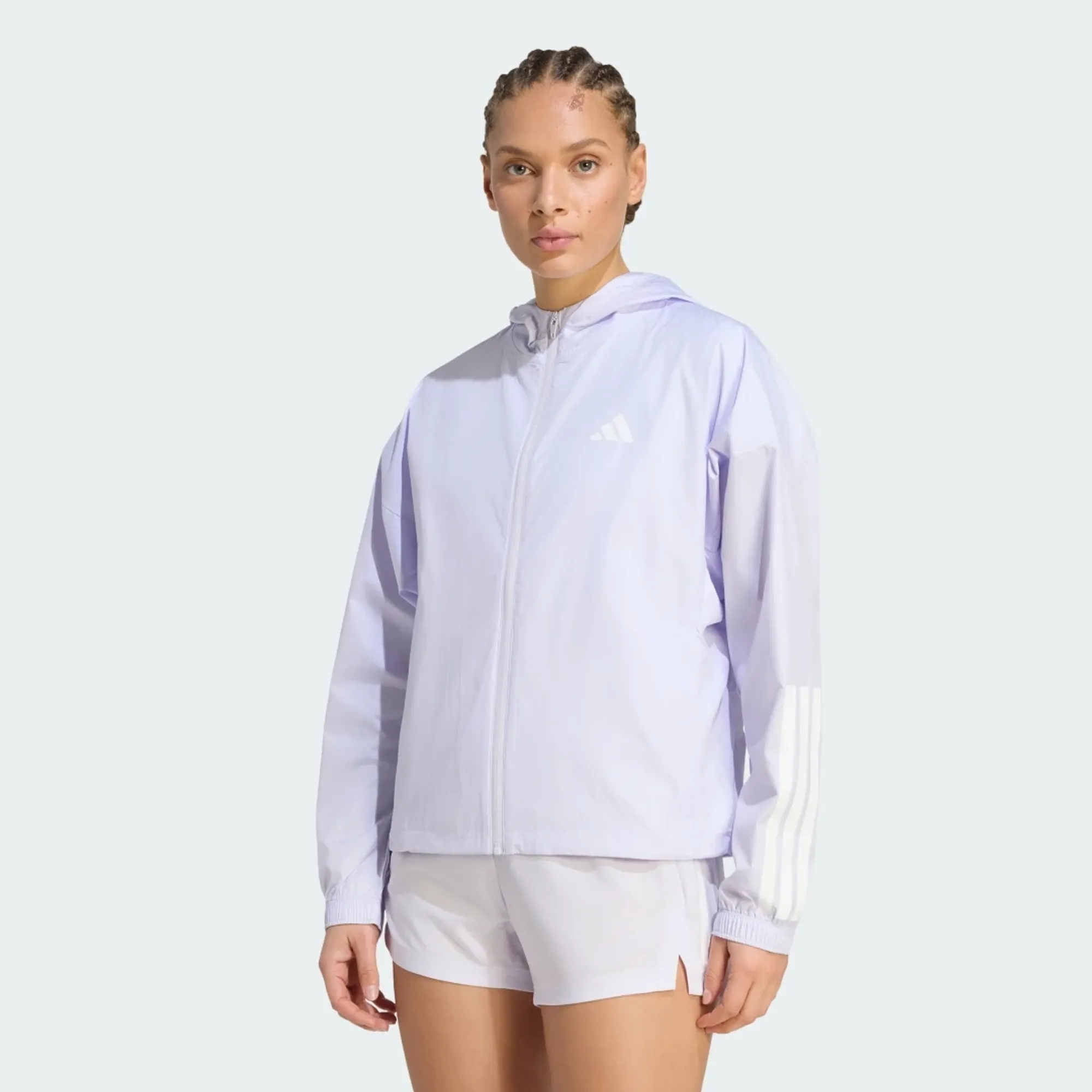 adidas Hyperglam 3-Stripes Windbreaker
