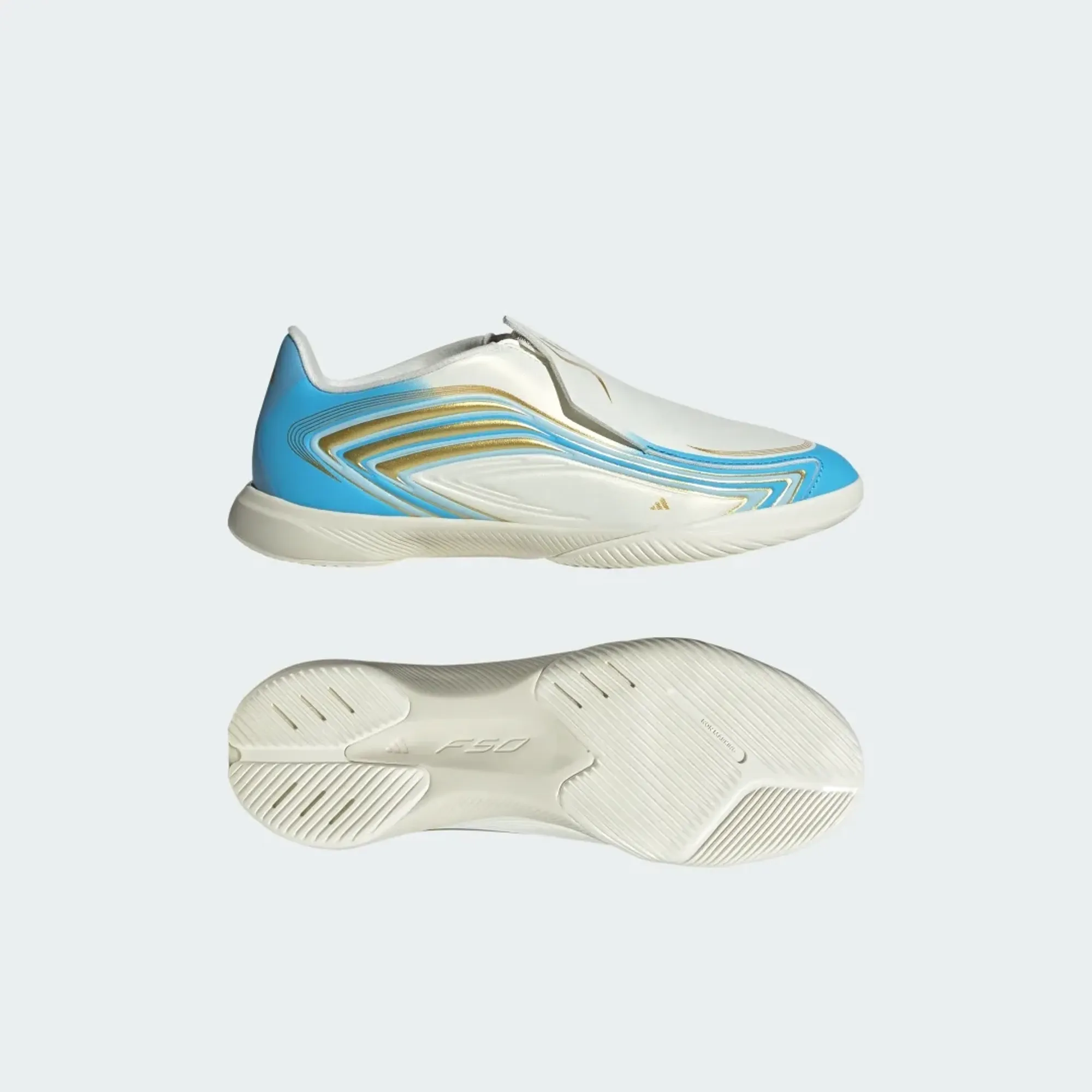adidas F50 MESSI LEAGUE Laceless Indoor Football Boots Kids